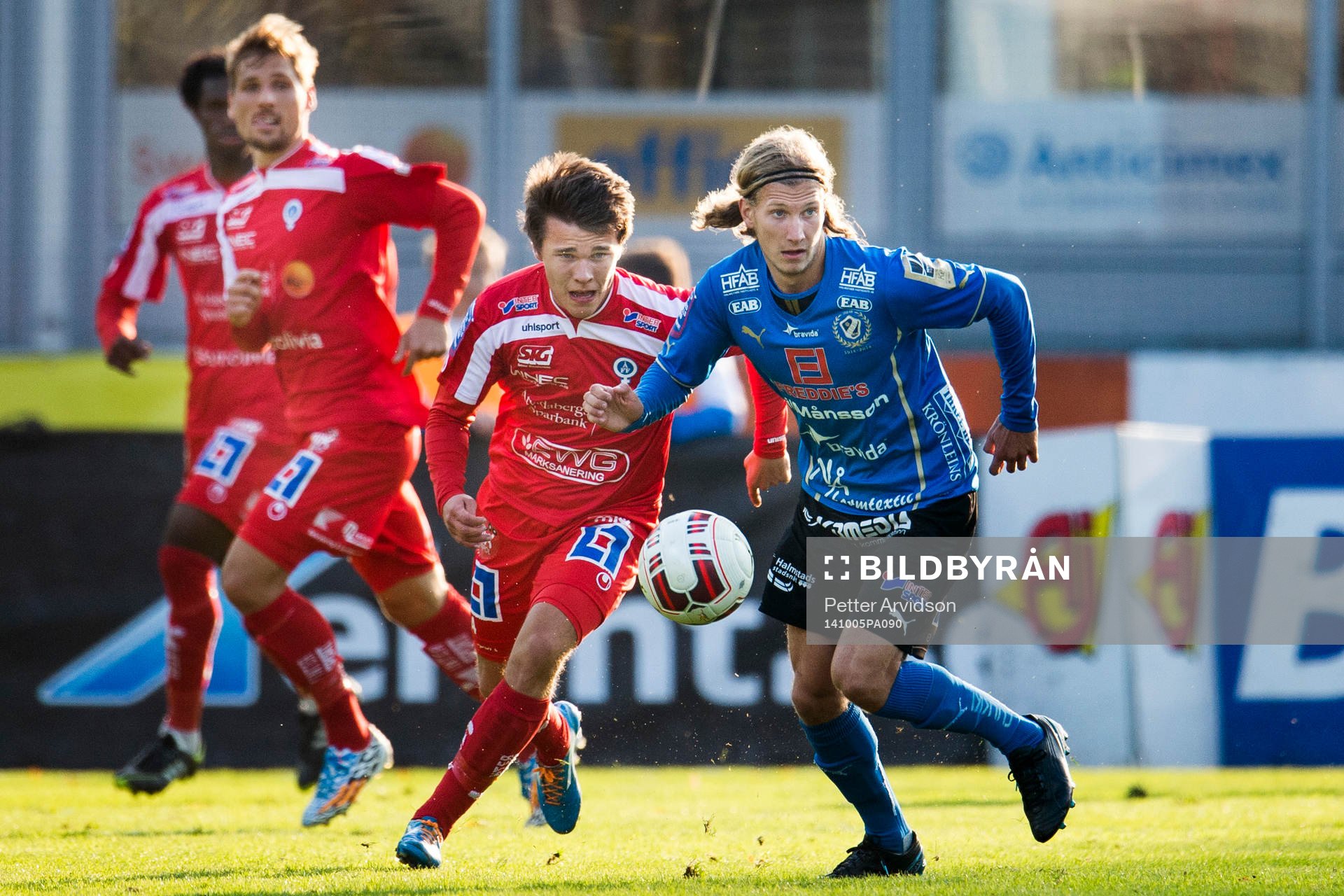 Halmstads Oliver Silverholt och Åtvidabergs Simon Skrabb