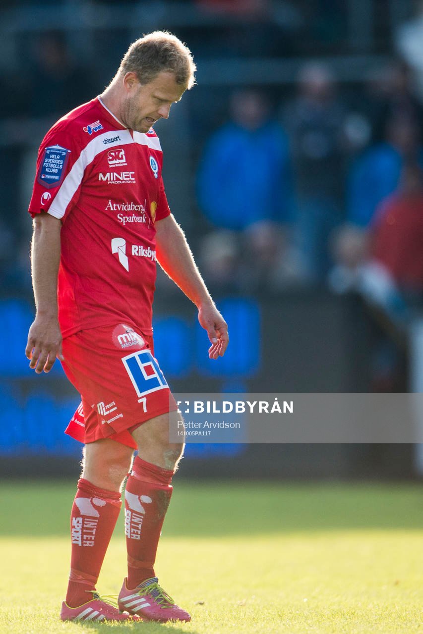 Åtvidabergs Kristian Bergström deppar