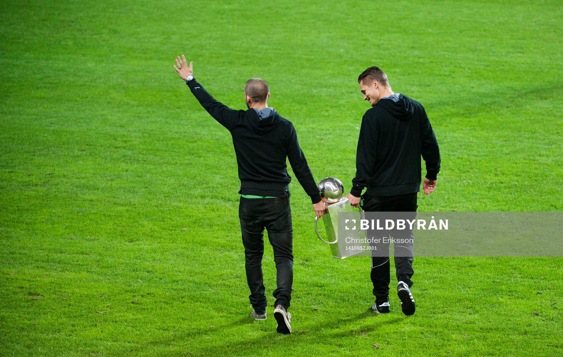 Malmö FFs Guillermo Molins och Markus Rosenberg kommer med