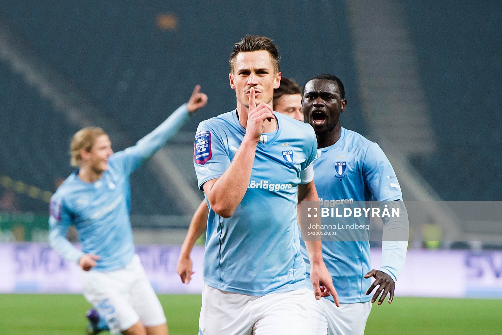 Malmö FFs Markus Rosenberg jublar
