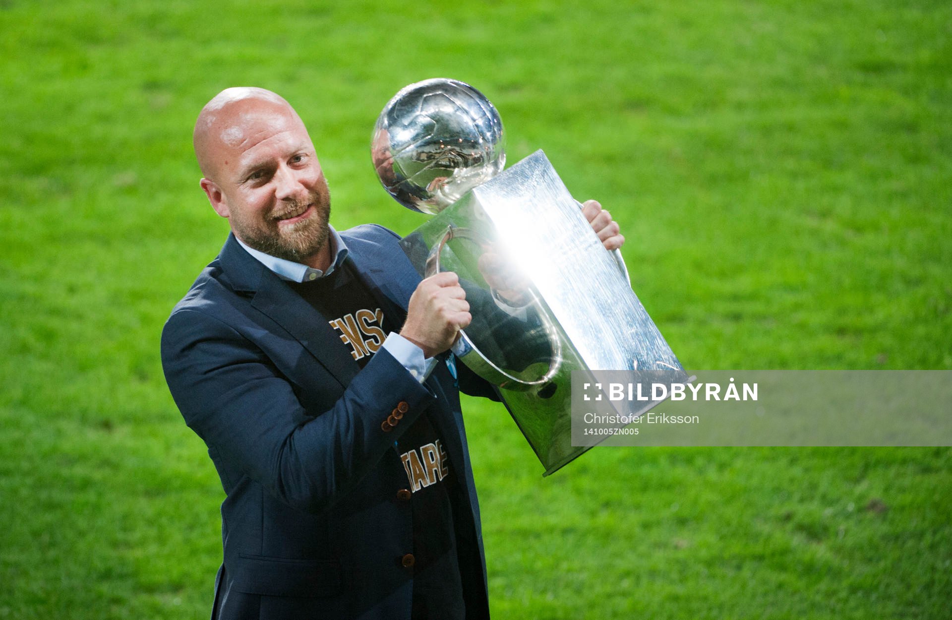 Malmö FFs assisterande tränare Olof Persson med Lennart