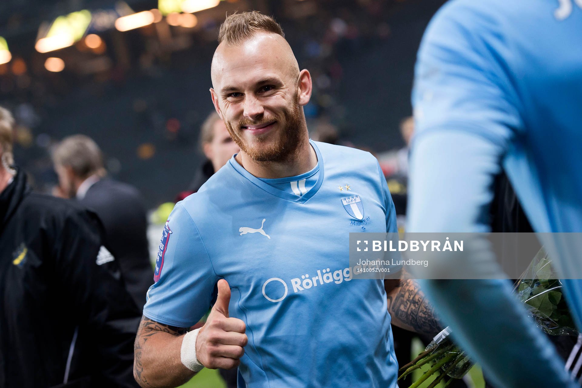 Malmö FFs Magnus Eriksson jublar