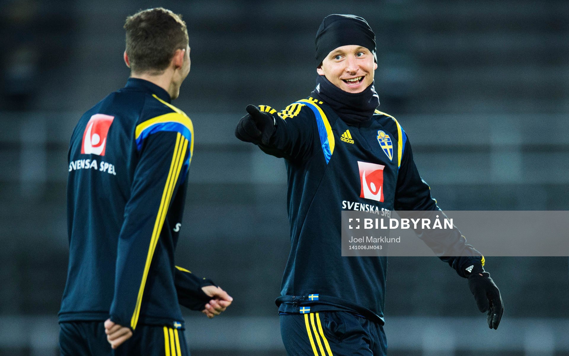 Branimir Hrgota och Kim Källström