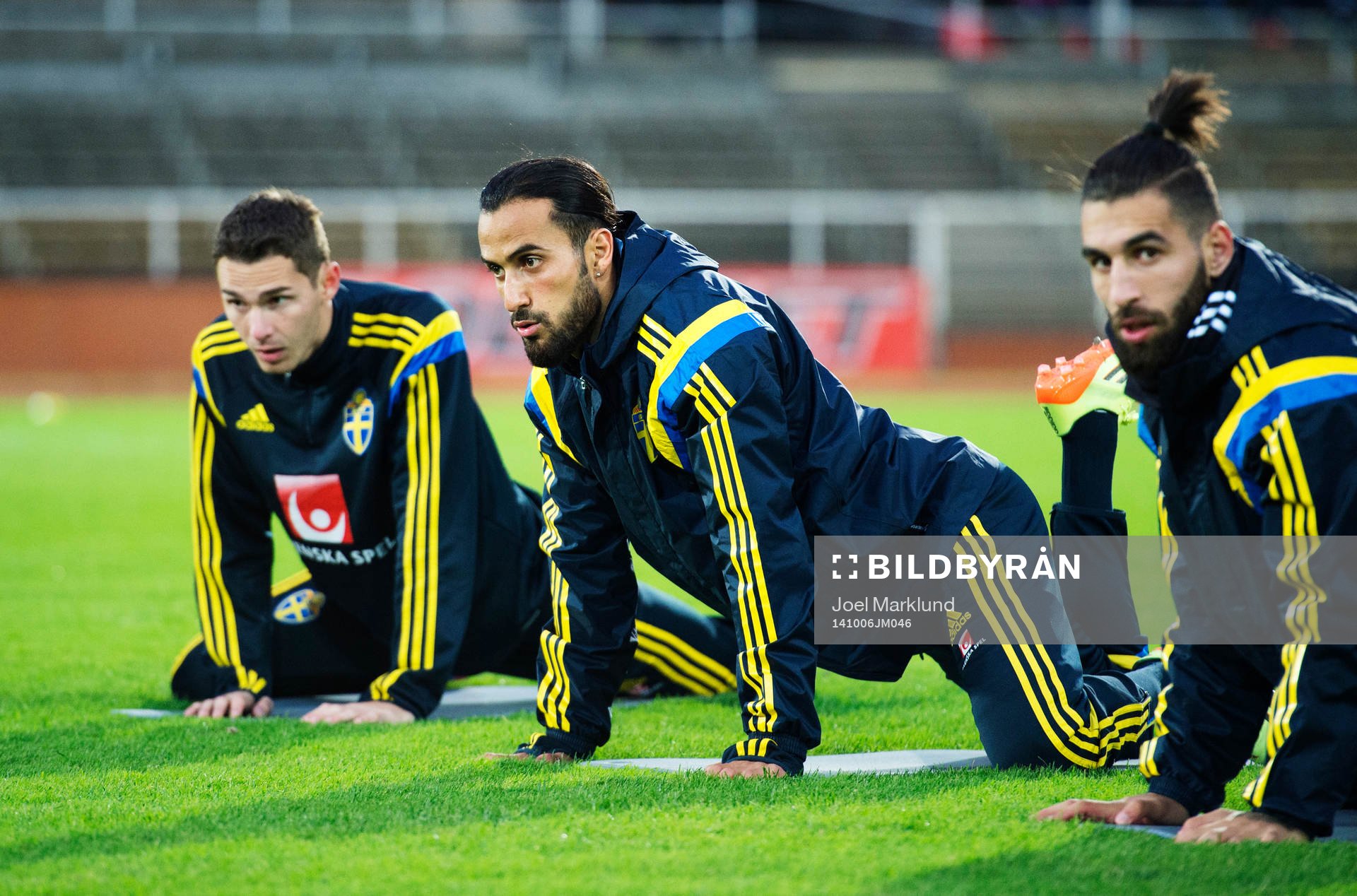 Branimir Hrgota, Erkan Zengin och Jimmy Durmaz