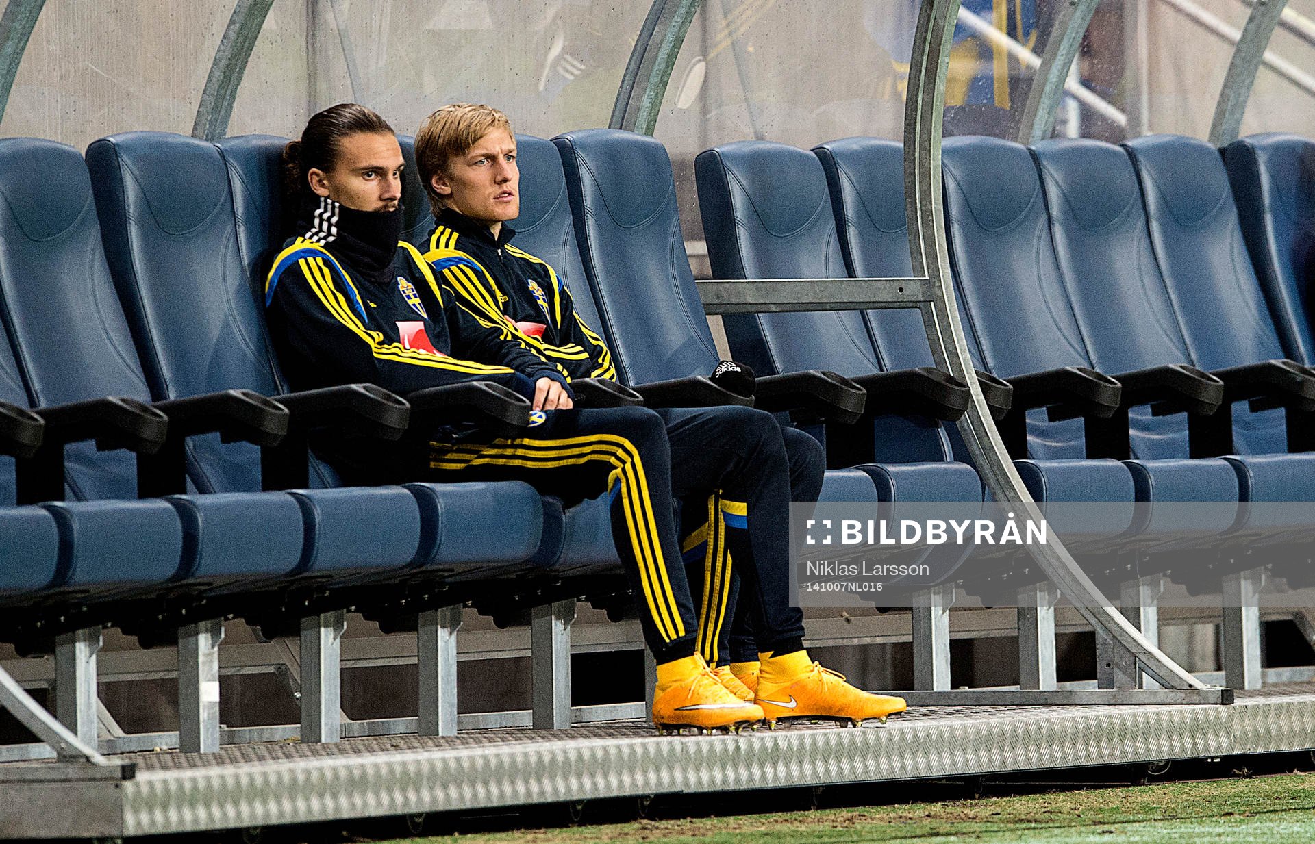 Sveriges Erik Johansson och Emil Forsberg