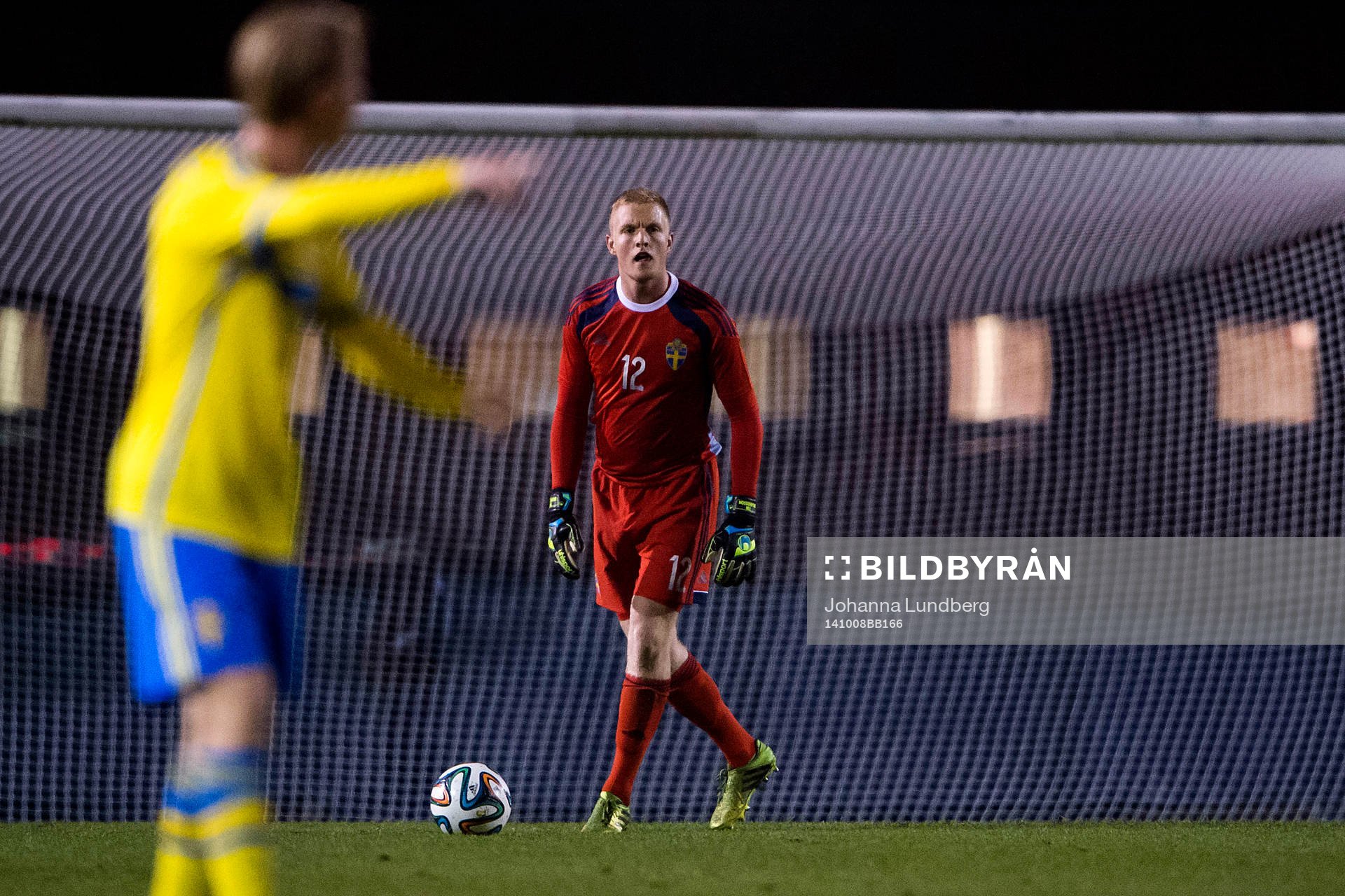 Sveriges målvakt Tim Erlandsson