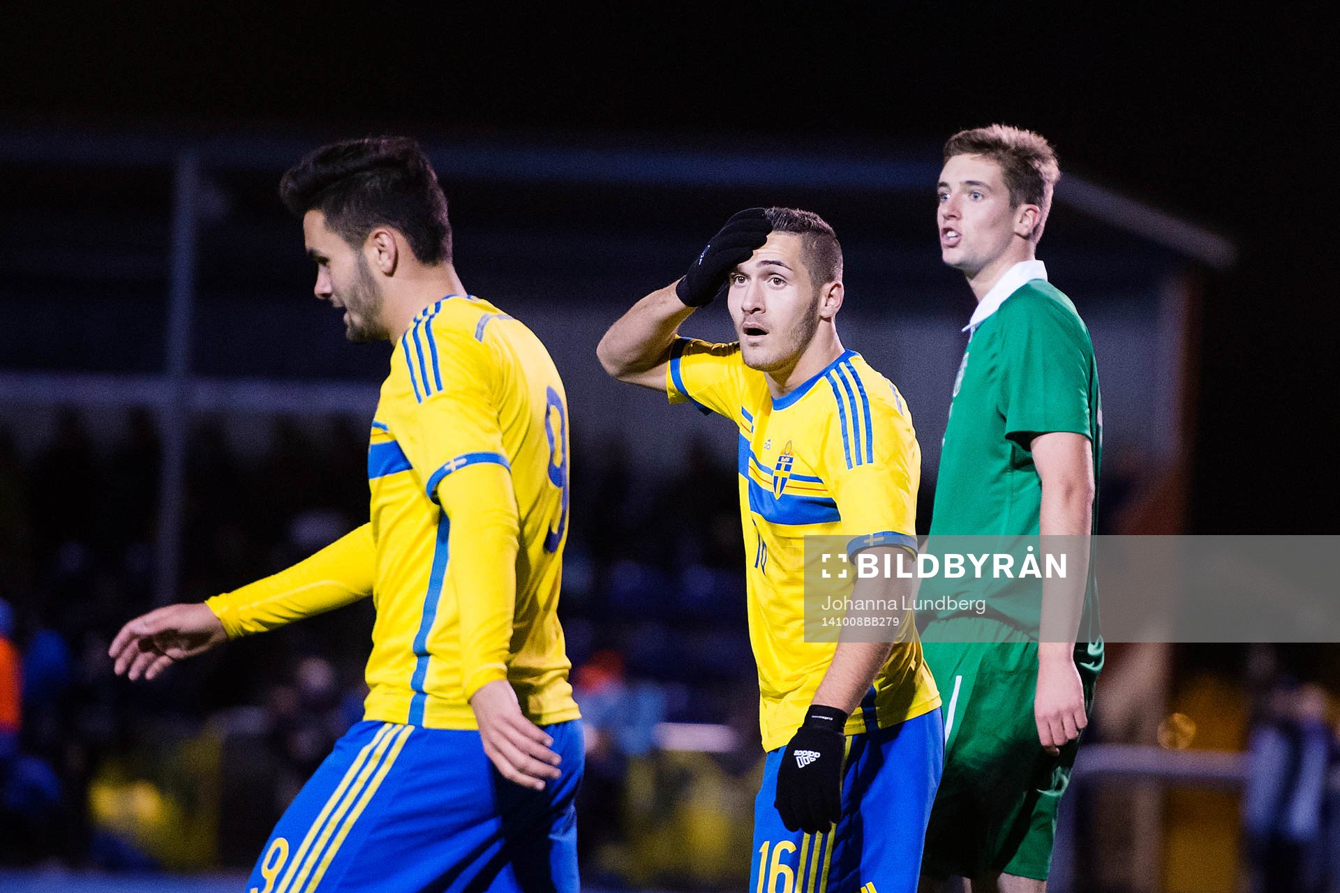 Sveriges Valmir Berisha och Erdal Rakip
