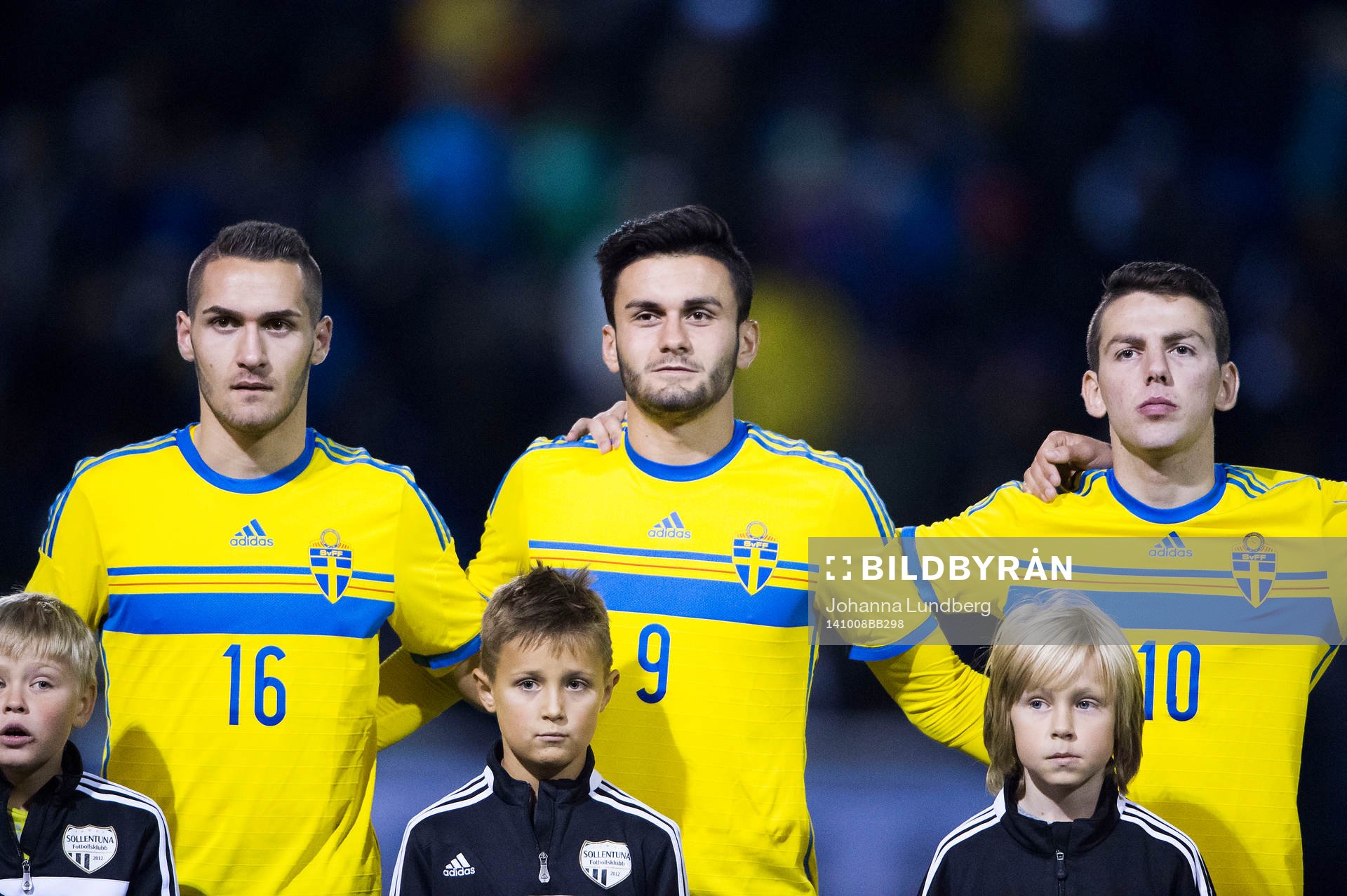 Sveriges Shkelqim Krasniqi, Valmir Berisha och Erdal Rakip