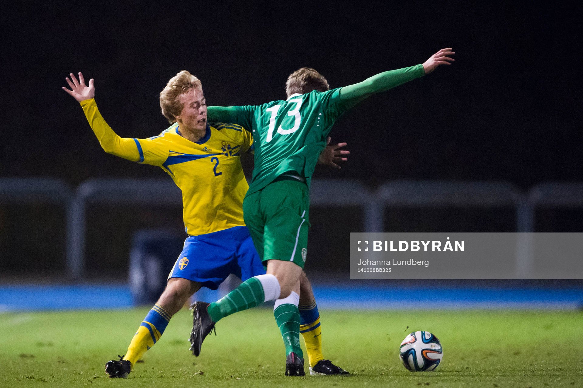 Sveriges Joel Andersson och Irlands Jack Hallahan
