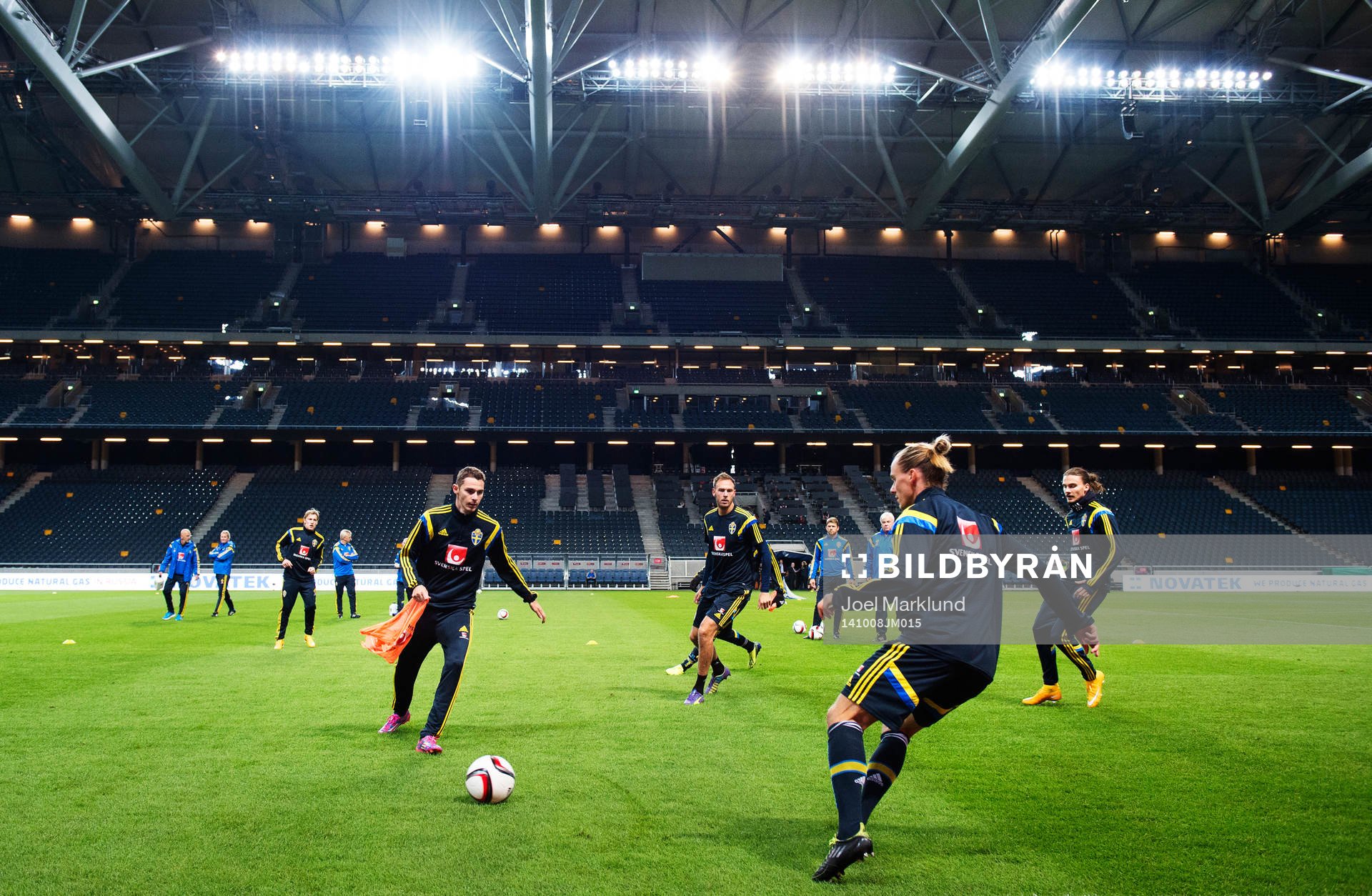 Branimir Hrgota, Andreas Granqvist, Niklas Hult och Erik