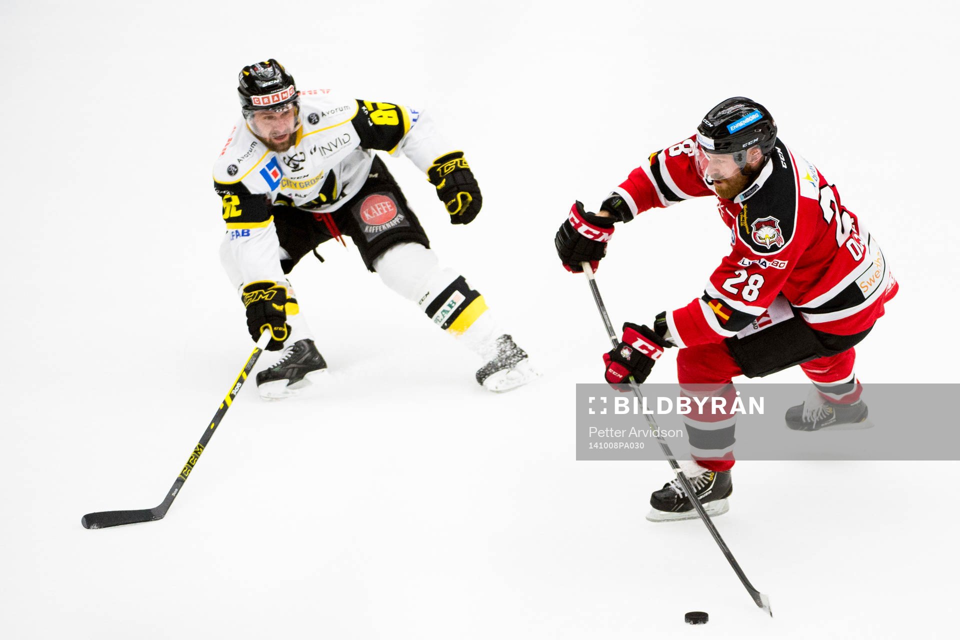 Malmö Redhawks Jens Olsson och Västerås Marcus