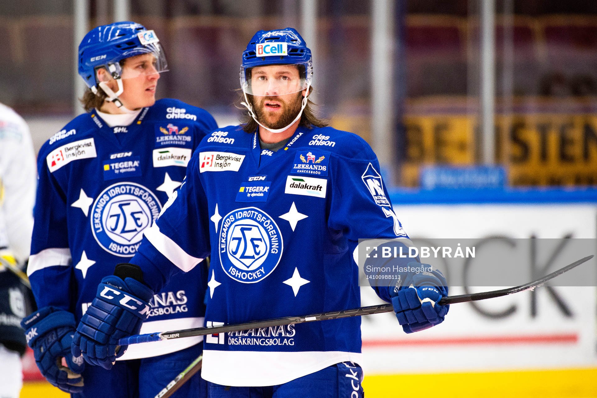 Leksands Fredrik Forsberg och Daniel Josefsson på