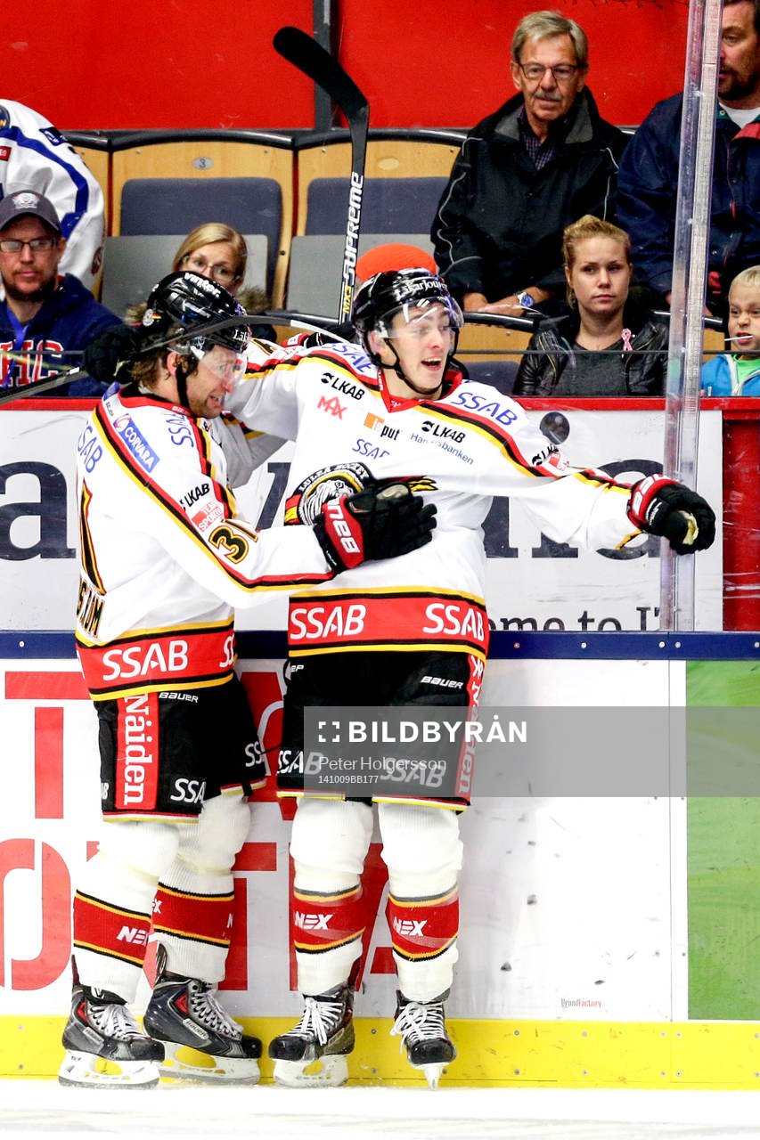 Luleås Jonathan Granström jublar