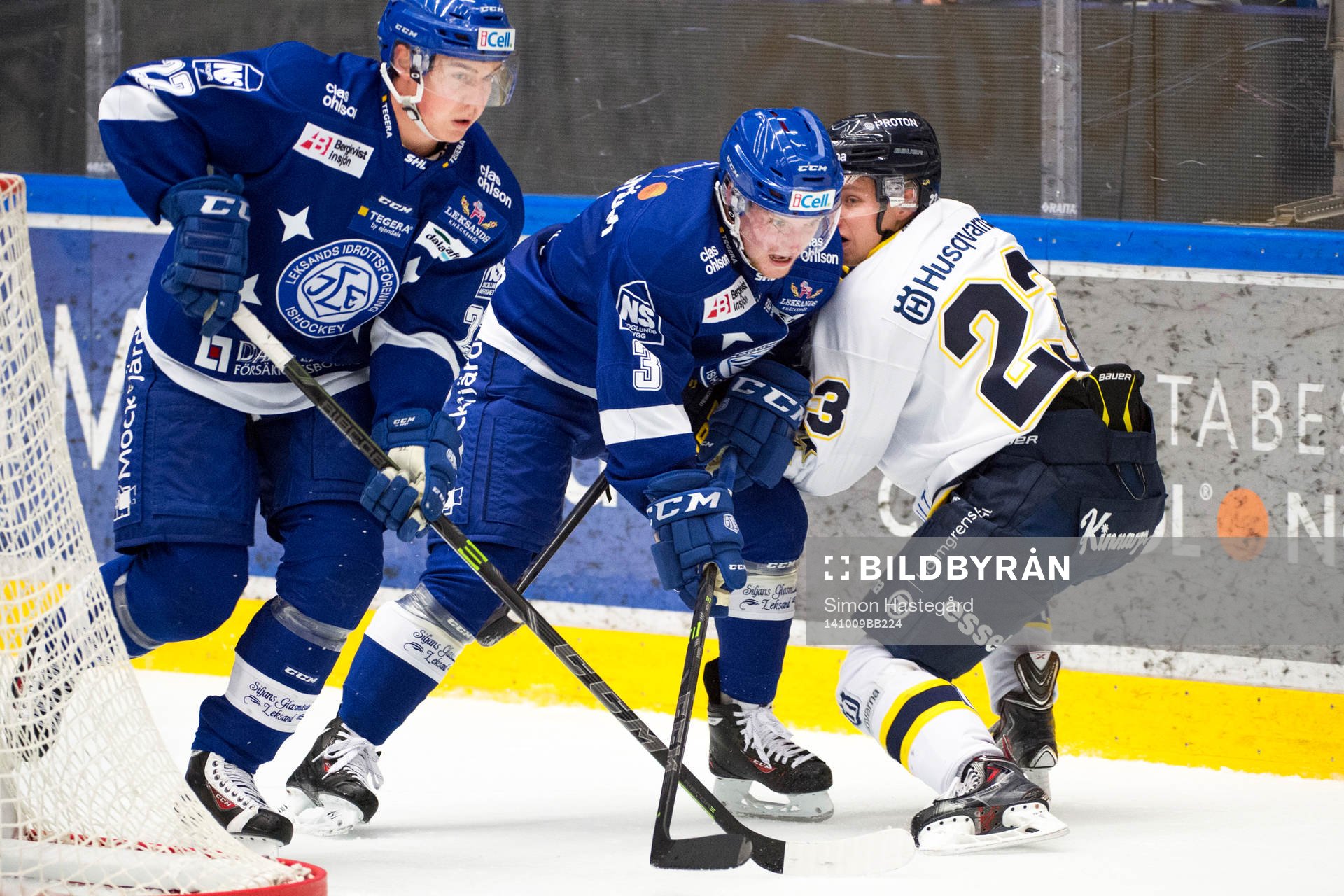 Leksands Martin Grönberg och Linus Hultström i en duell