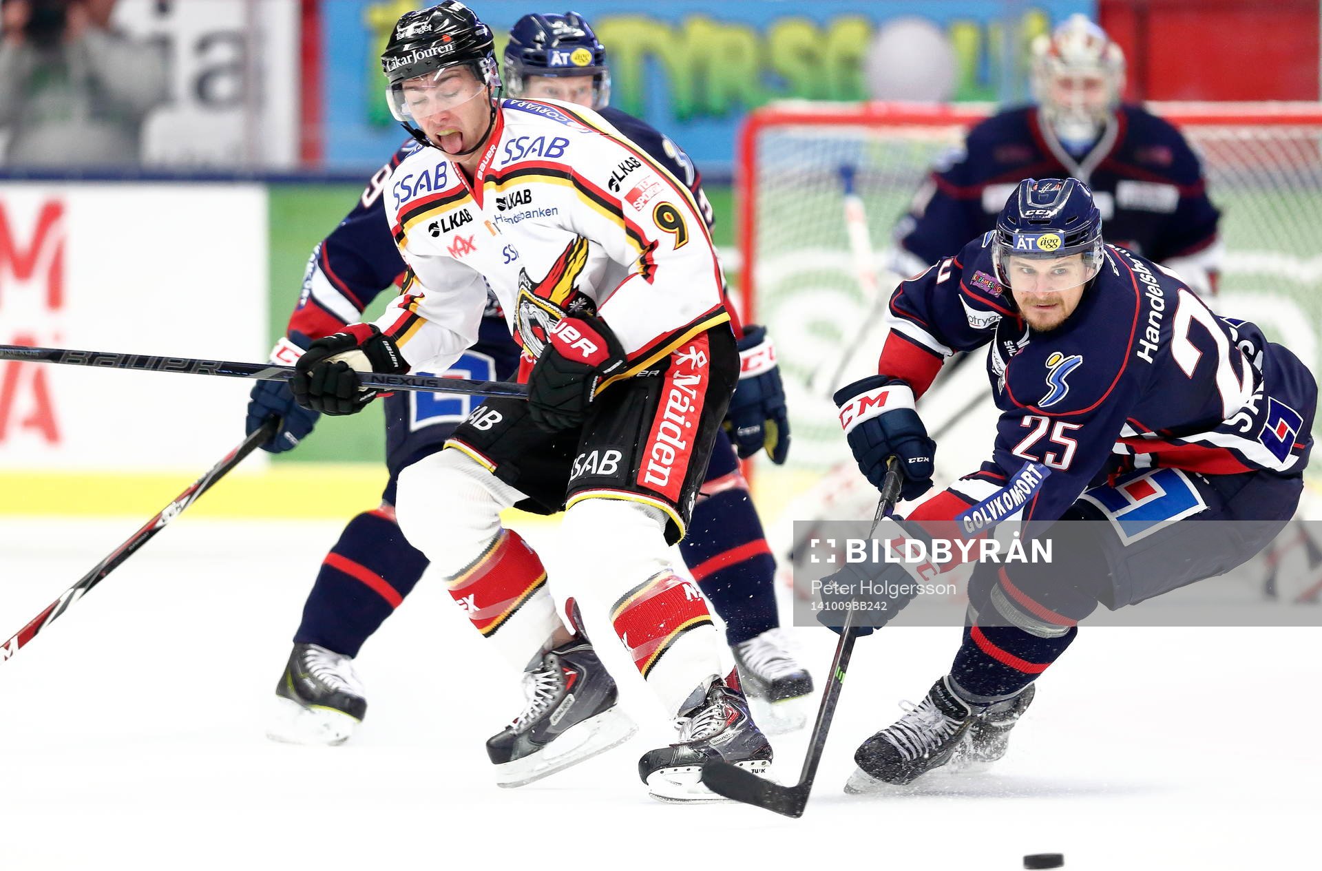 Luleås Johan Forsberg och Linköpings Johannes Salmonsson