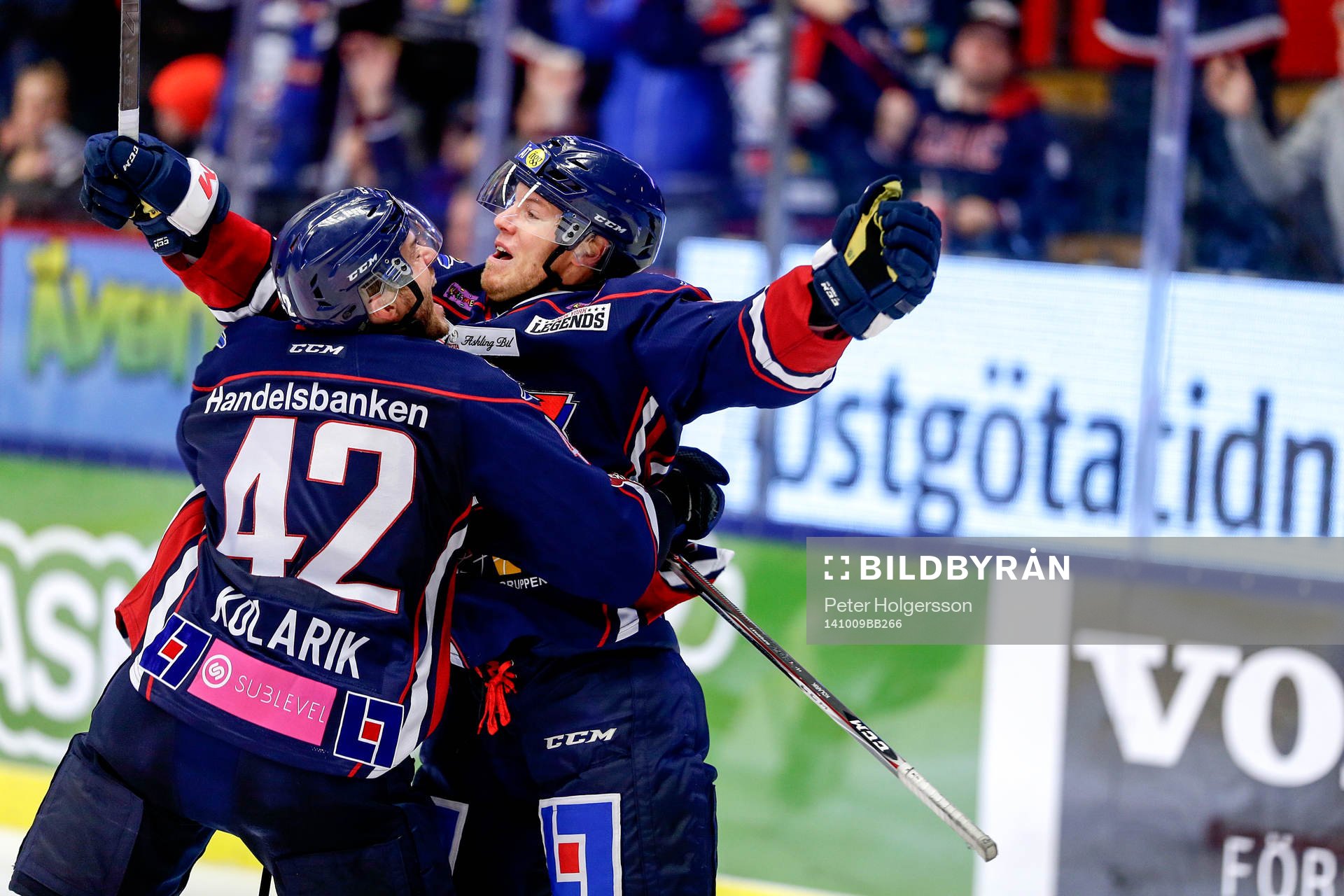 Linköpings Jonas Almtorp jublar