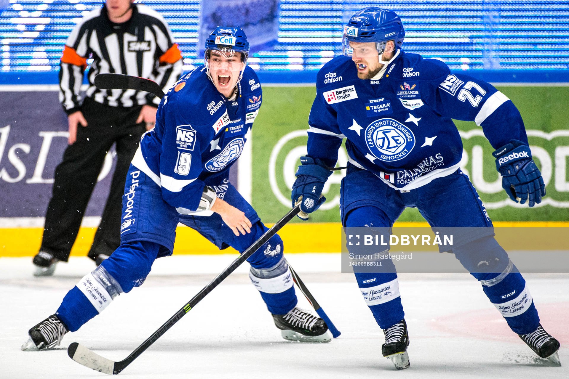 Leksands Tobias Forsberg och Viktor Mårtensson