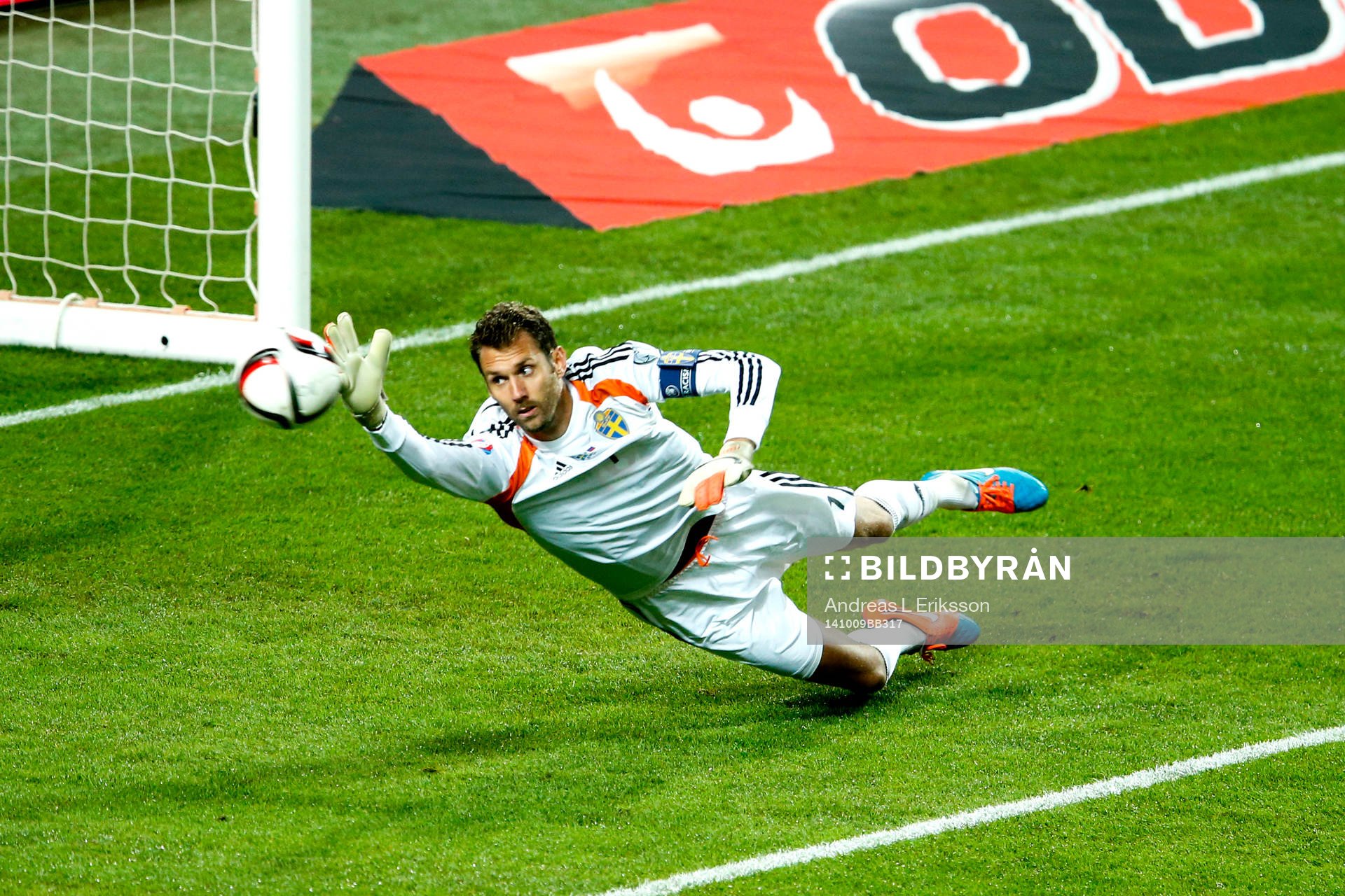 Sveriges målvakt Andreas Isaksson