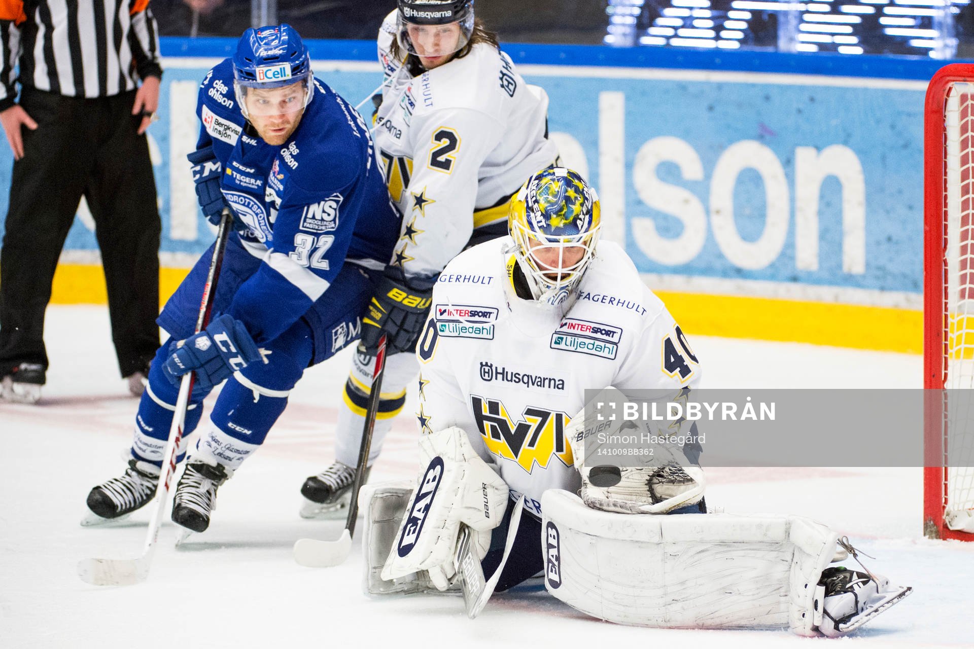 Leksands Jens Bergenström, HV71s Kristofer Berglund och
