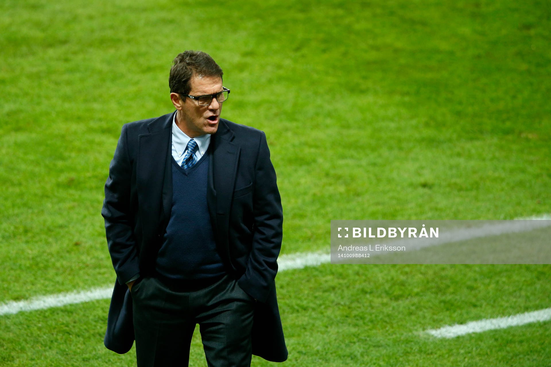 Rysslands förbundskapten Fabio Capello