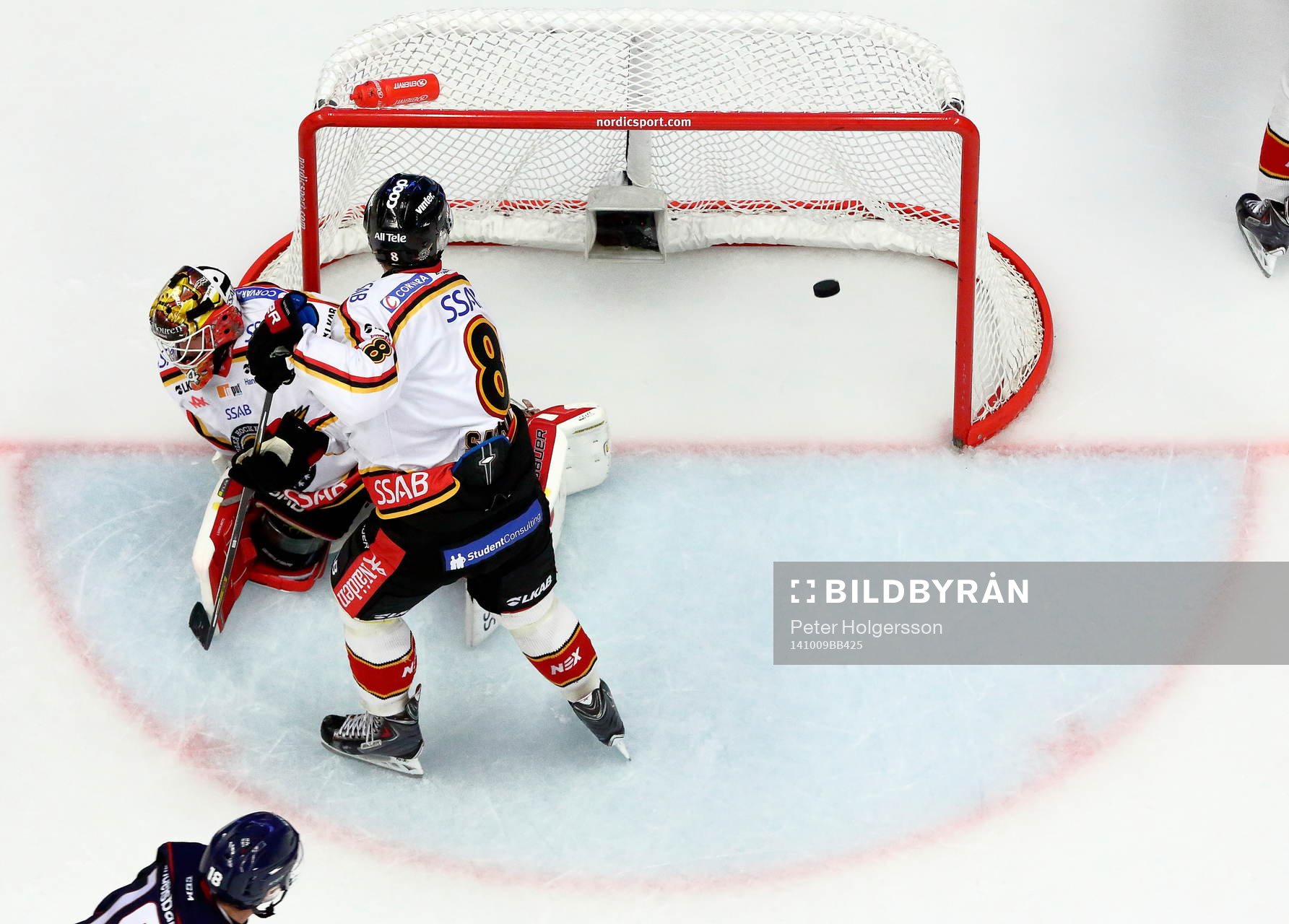 Mål 2-2 av Linköpings Jonas Almtorp förbi Luleås