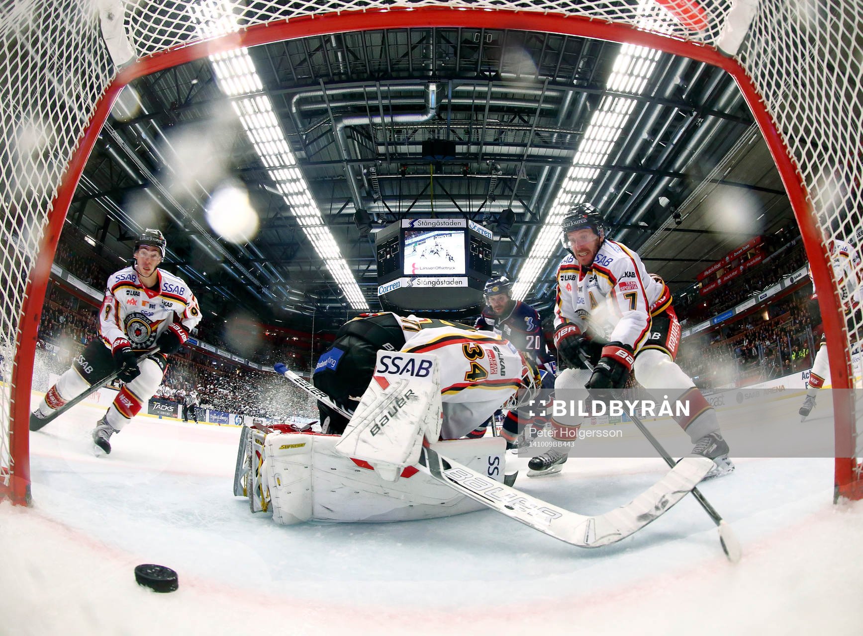 Mål 3-2 av Linköpings Broc Little förbi liggande Luleås