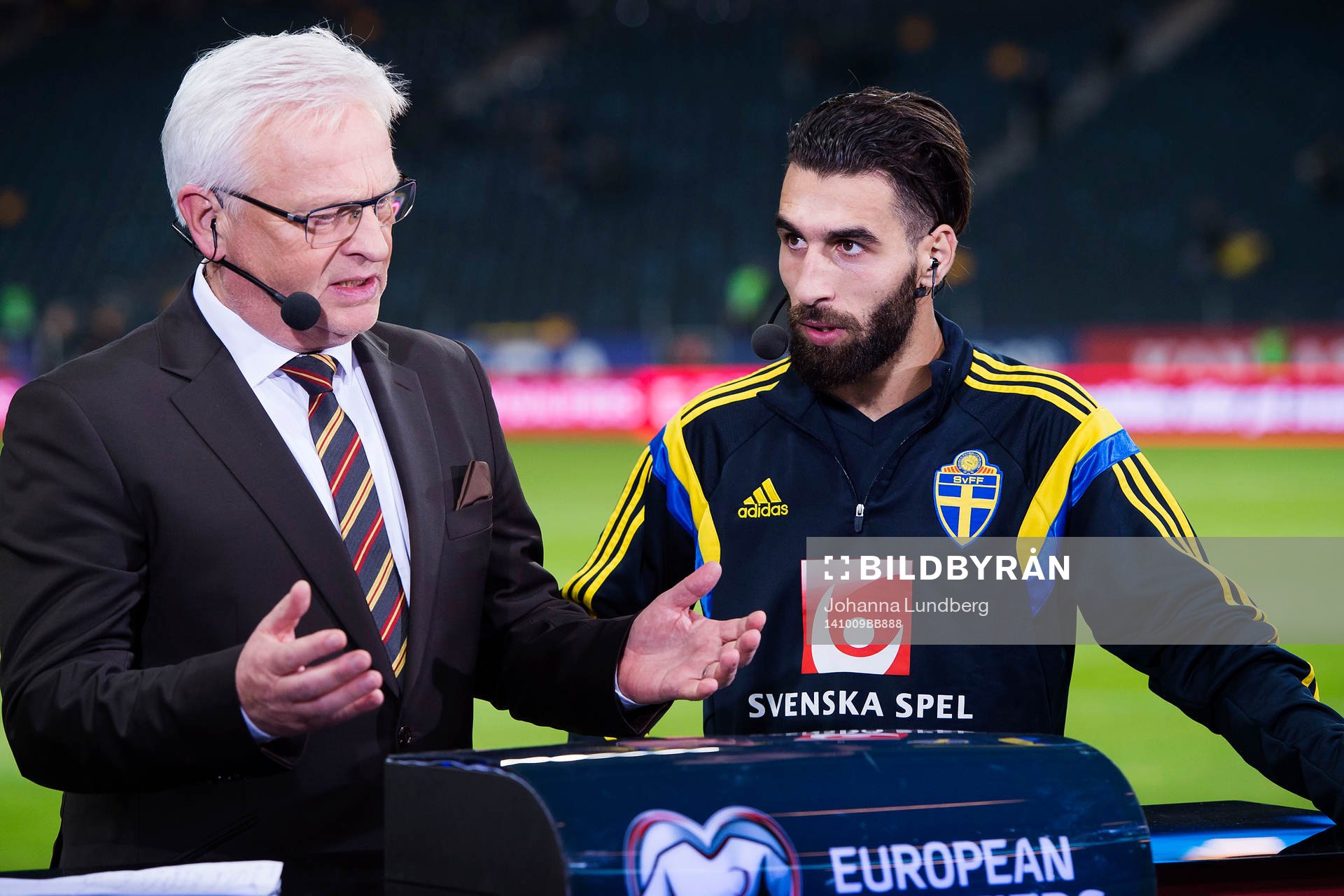 s studio med Hans Backe och Jimmy Durmaz