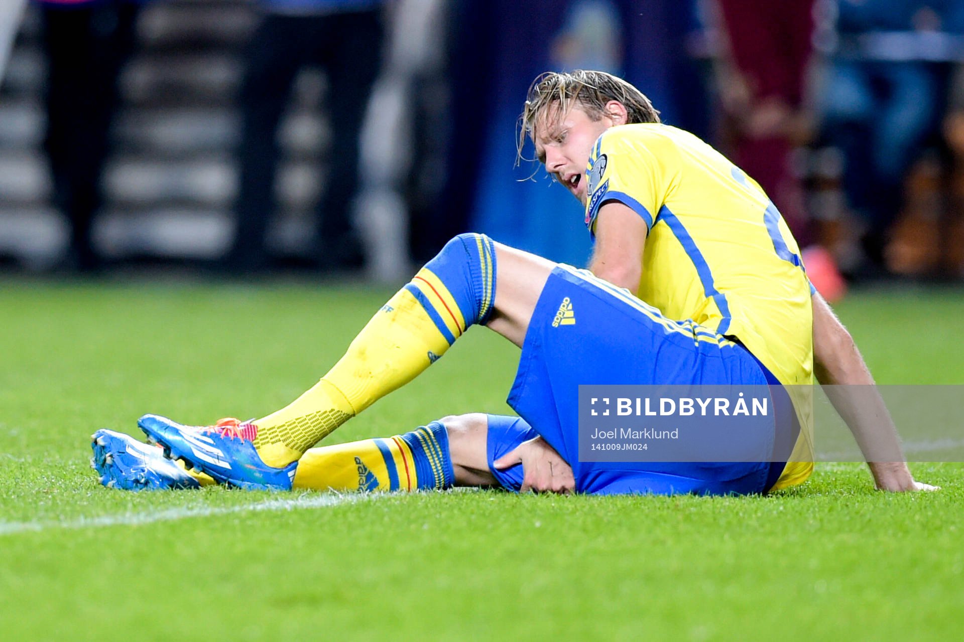 Sveriges Ola Toivonen blev skadad