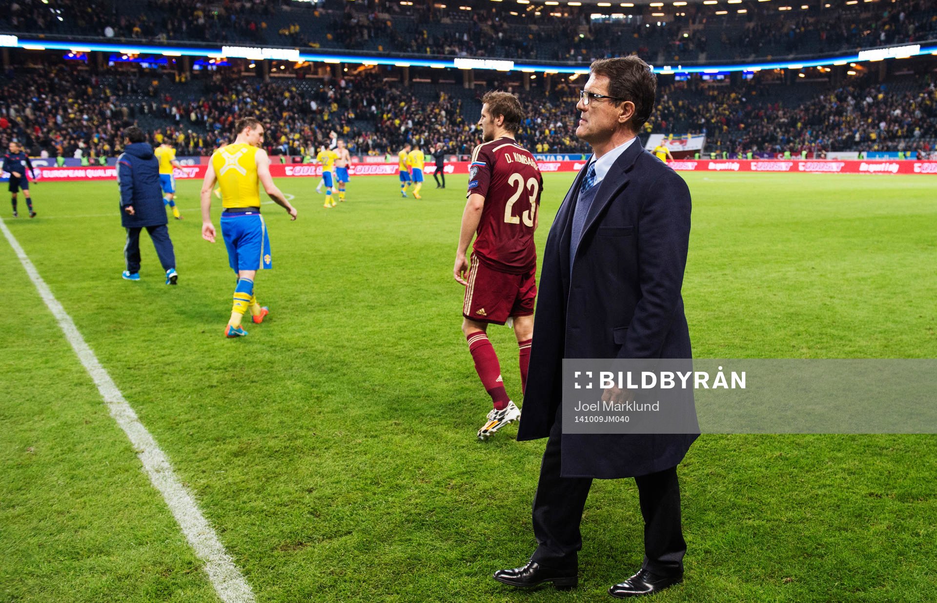 Rysslands förbundskapten Fabio Capello