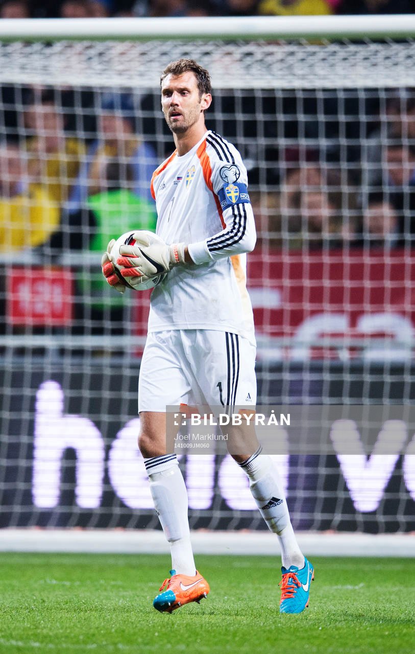 Sveriges målvakt Andreas Isaksson