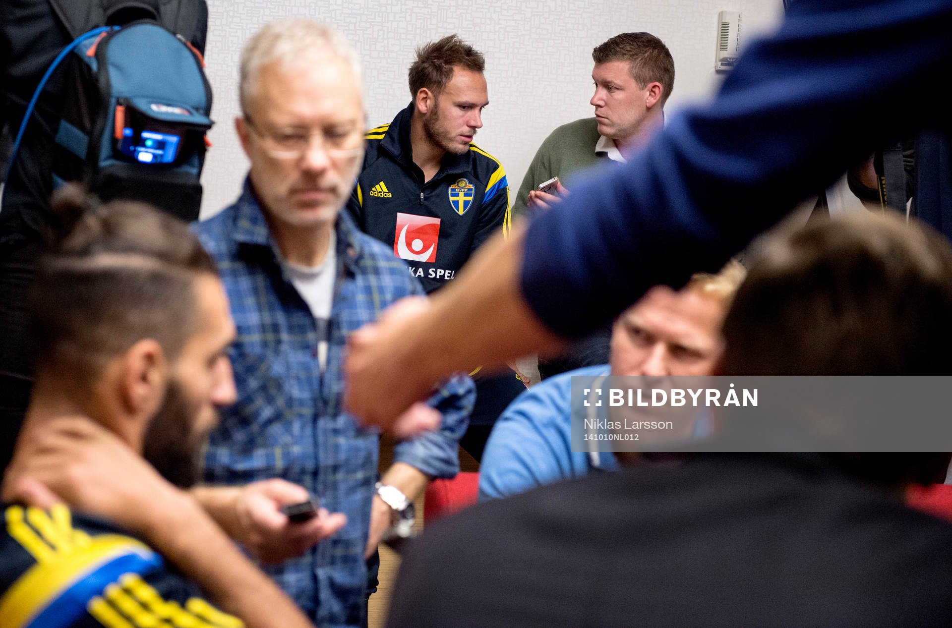 Sveriges Andreas Granqvist och Jimmy Durmaz