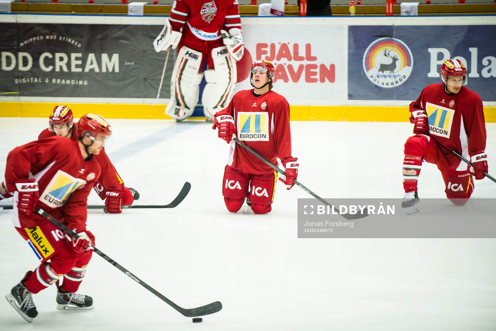 Modos Victor Olofsson, Samuel Påhlsson och Dennis Persson
