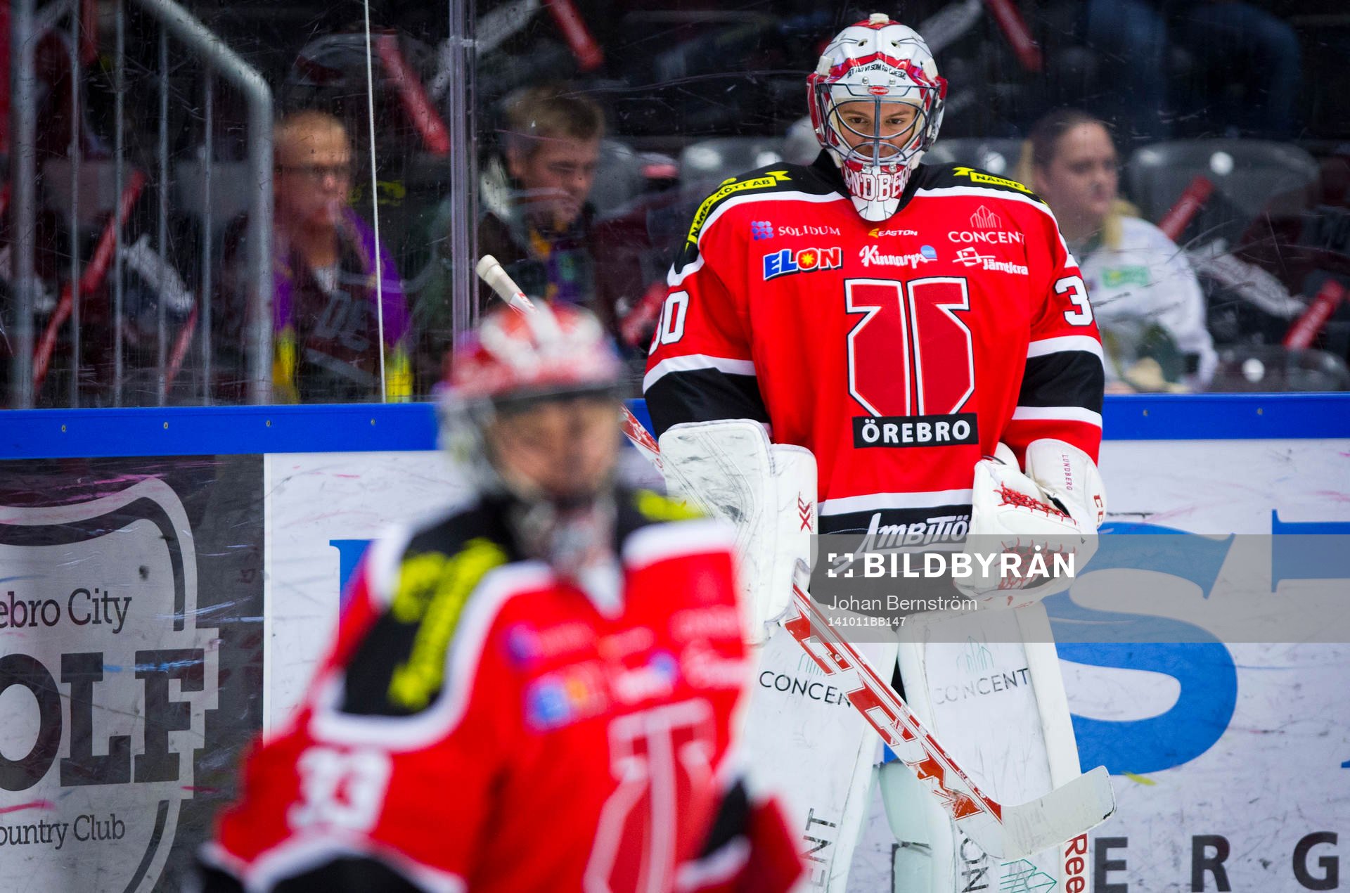 Örebros målvakt Henrik Lundberg och målvakt Julius