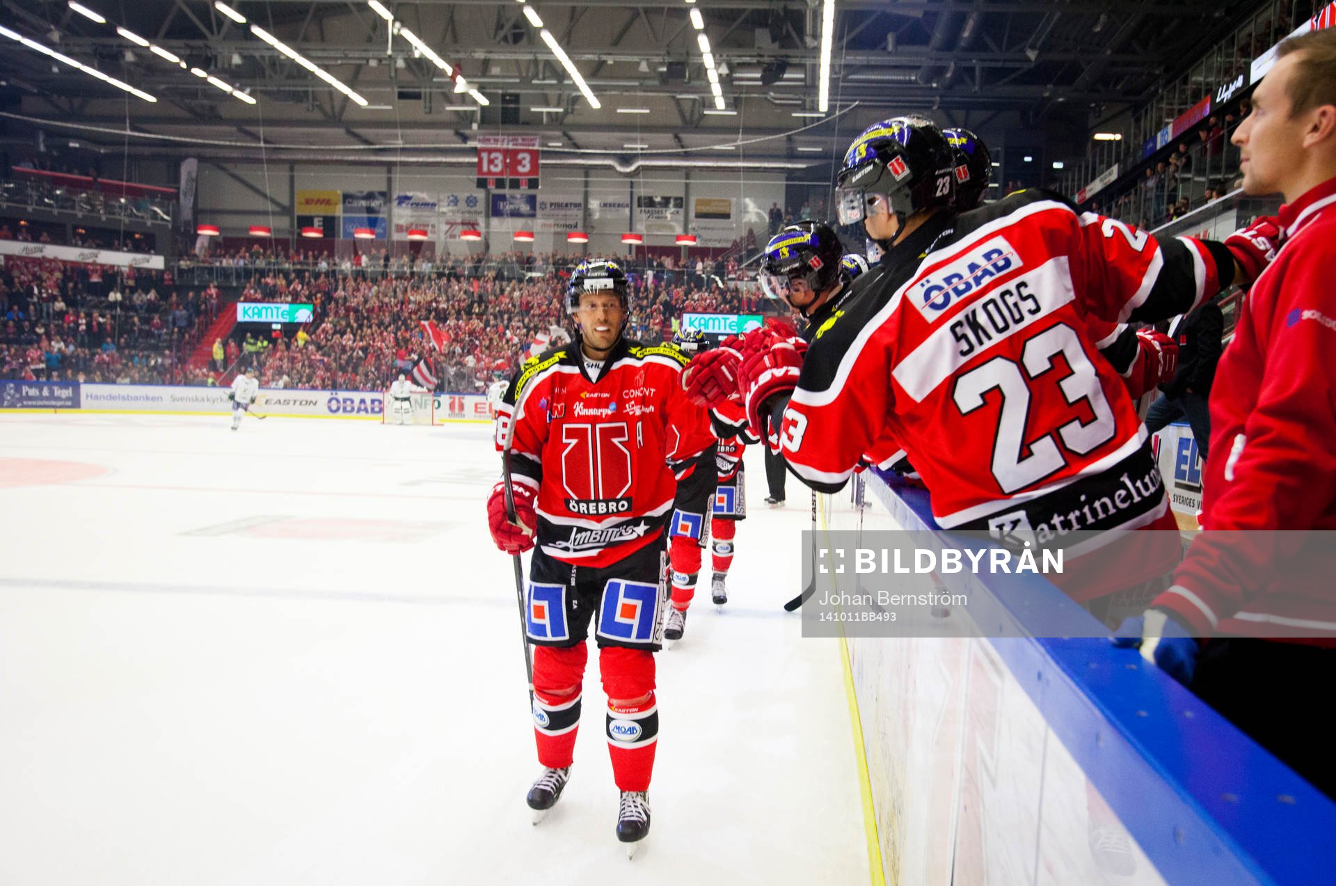 Örebros Jared Aulin jublar