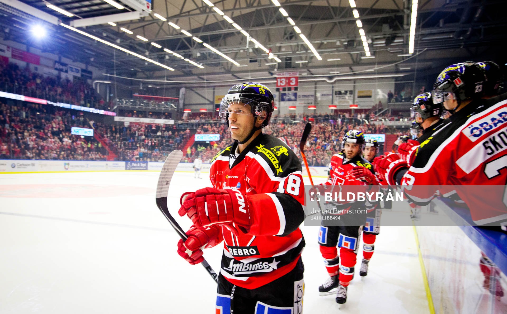 Örebros Jared Aulin jublar