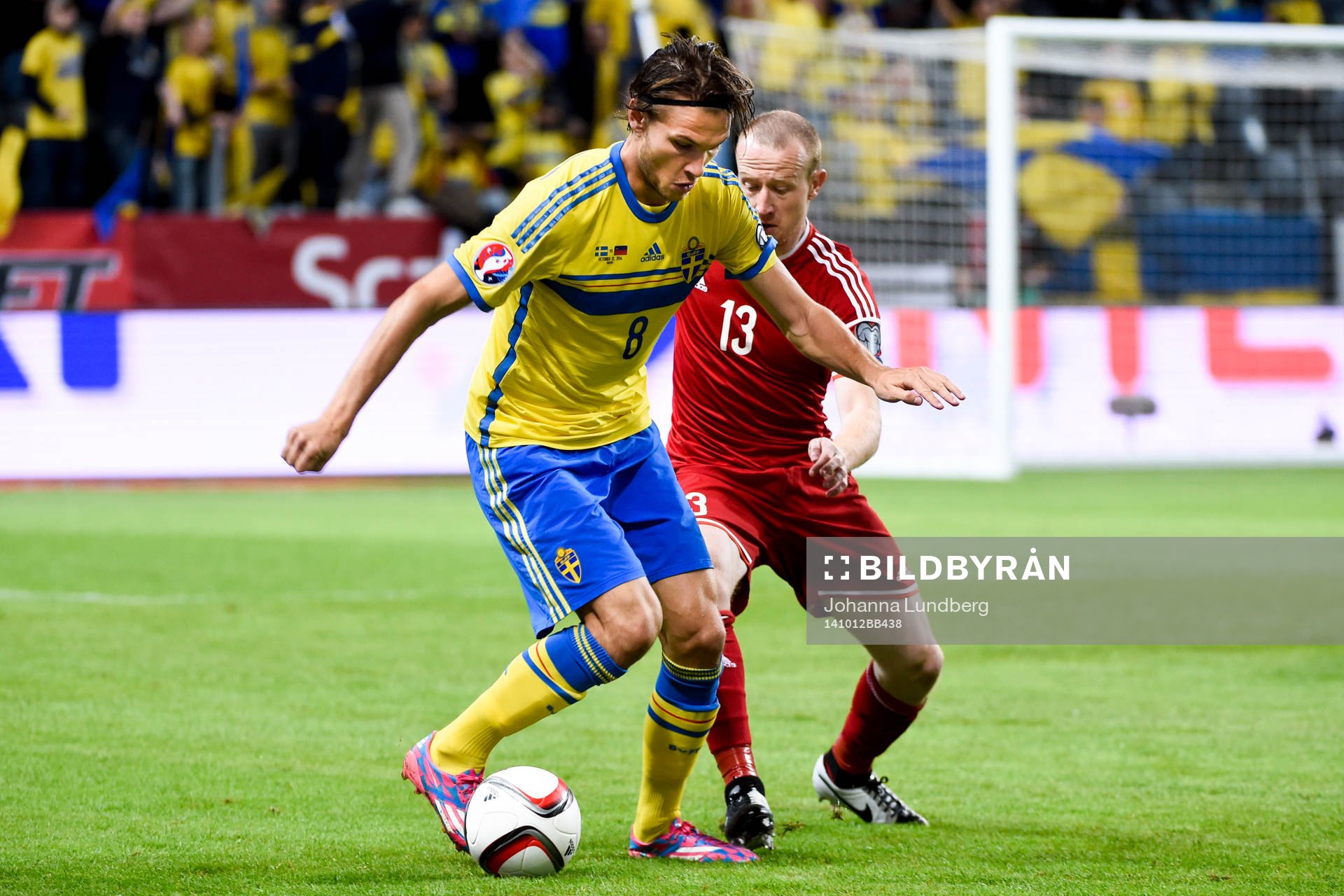 Sveriges Albin Ekdal och Liechtensteins Martin Büchel