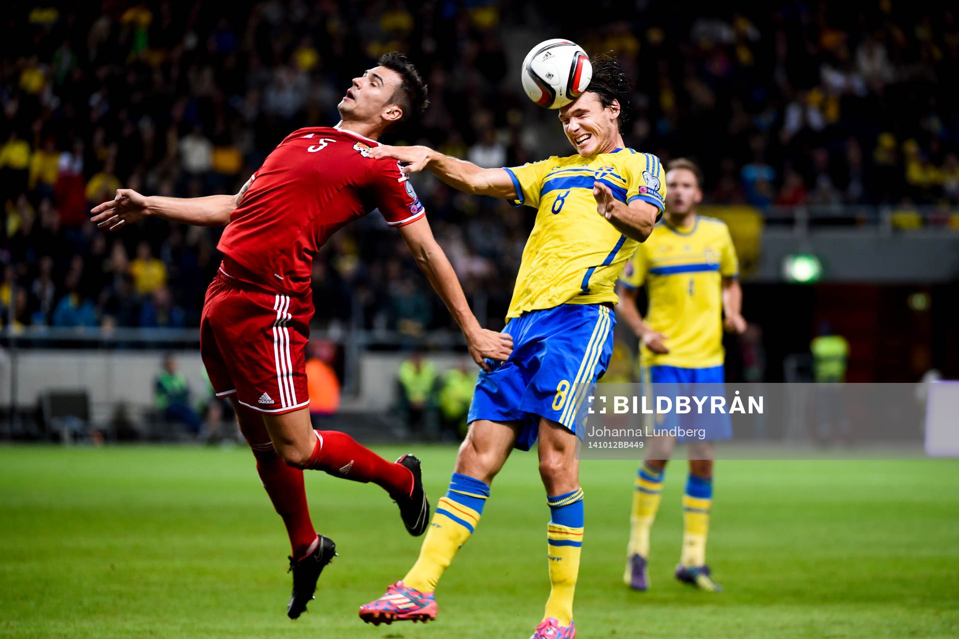 Liechtensteins Ivan Quintans och Sveriges Albin Ekdal