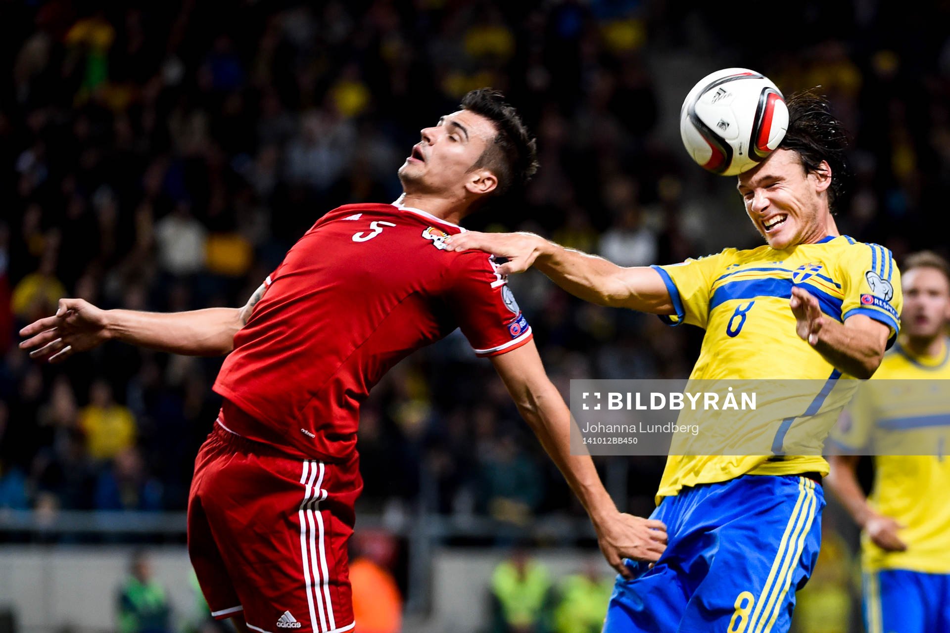 Liechtensteins Ivan Quintans och Sveriges Albin Ekdal