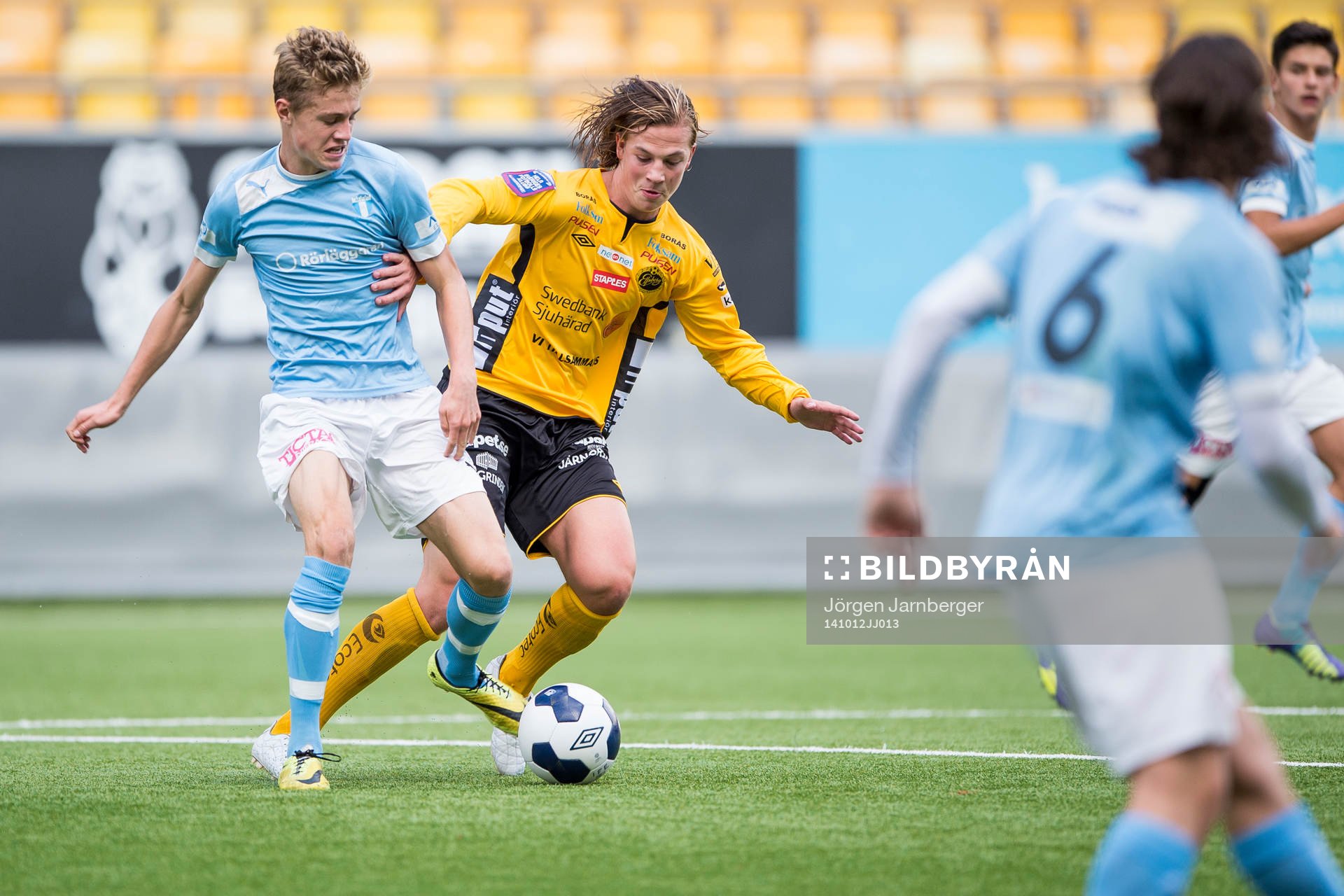 Malmö FFs Mattias Svanberg och Elfsborgs Simon Olsson