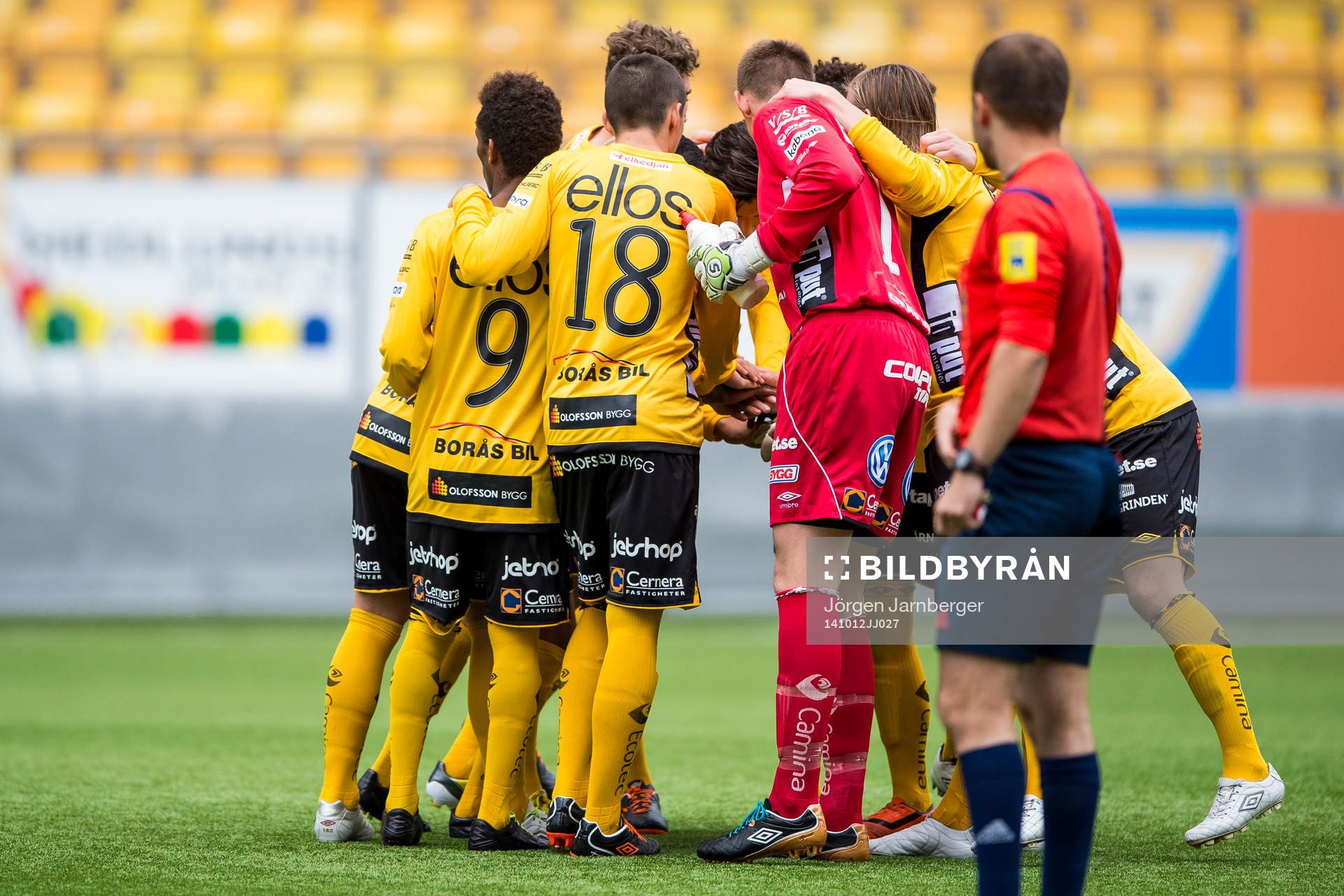 Elfsborgs lag i klunga innan fotbollsmatchen i
