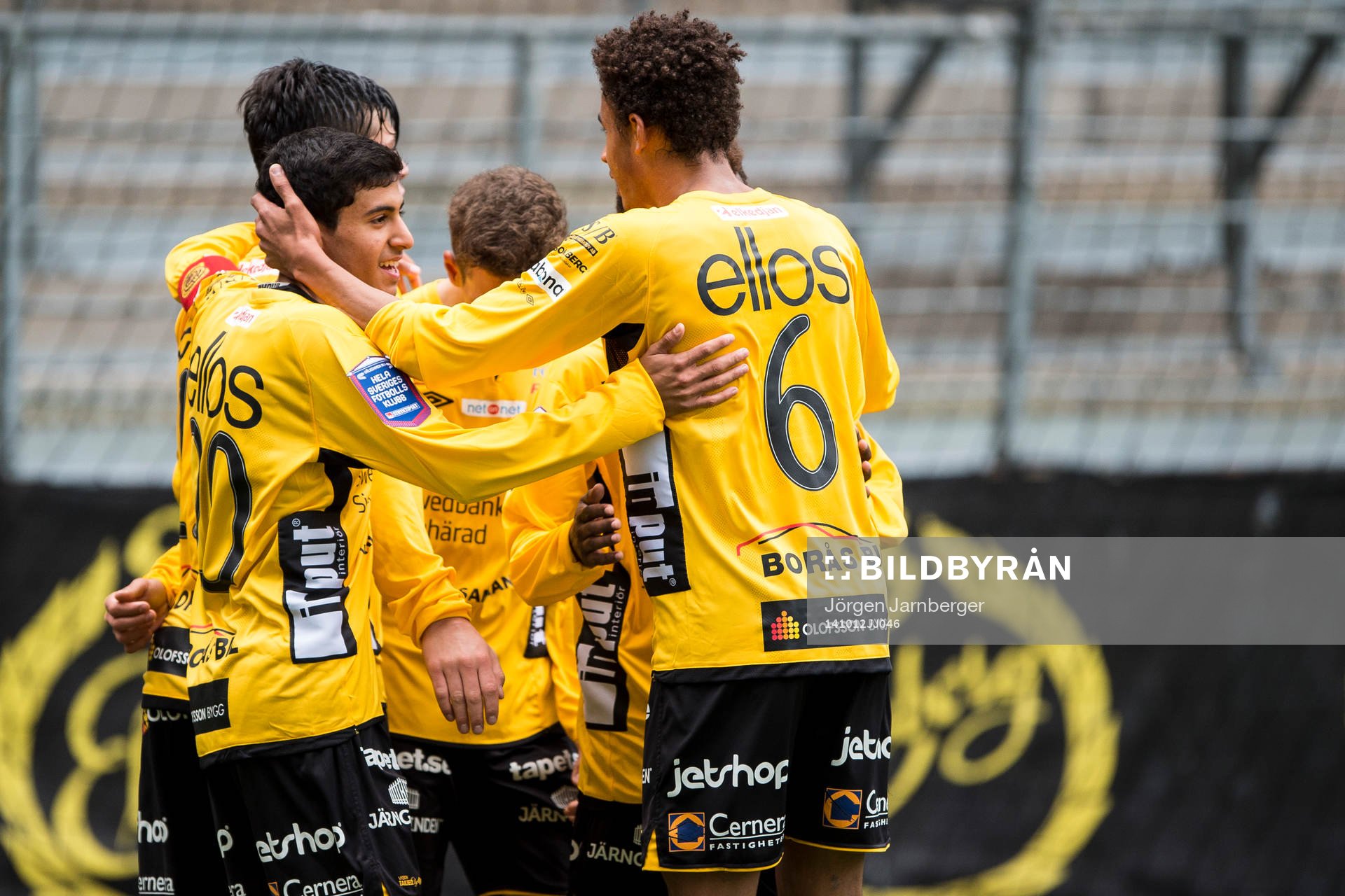 Elfsborgs spelare jublar