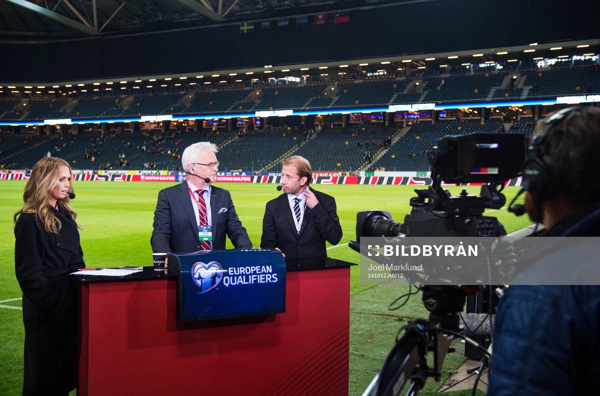 s Karin Frick, Hans Backe och Simon Bank
