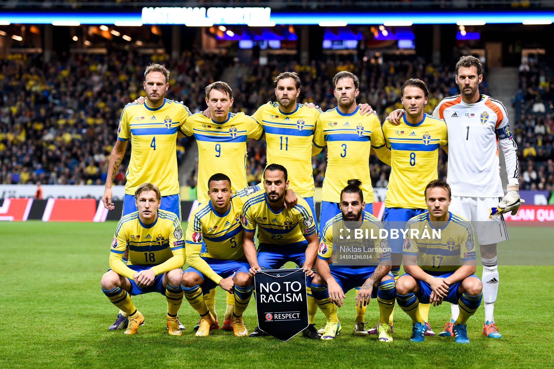 Sveriges startelva, övre raden från vänster, Andreas