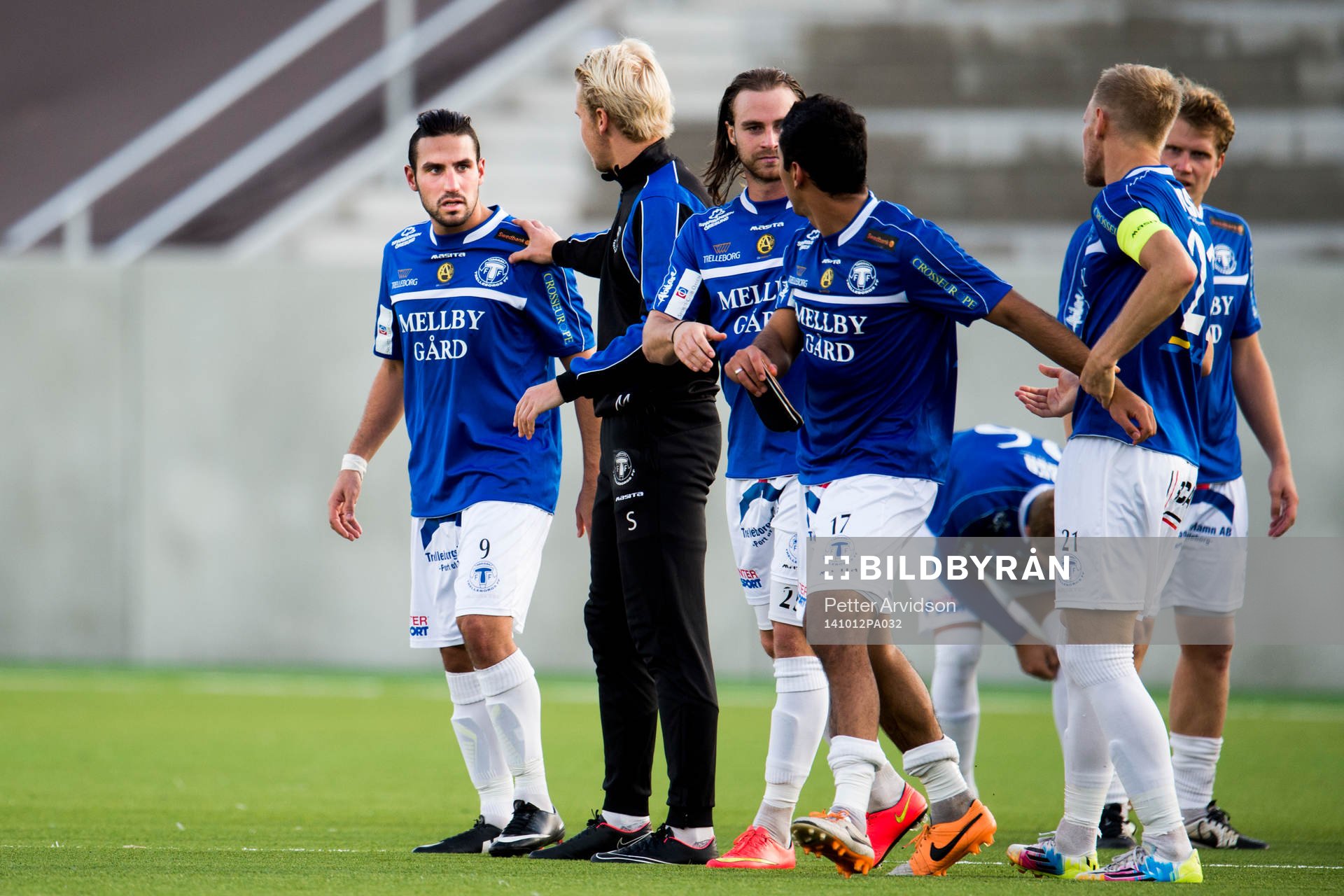 Trelleborgs Alexander Nilsson (tv) i bråk med Ali Jasim