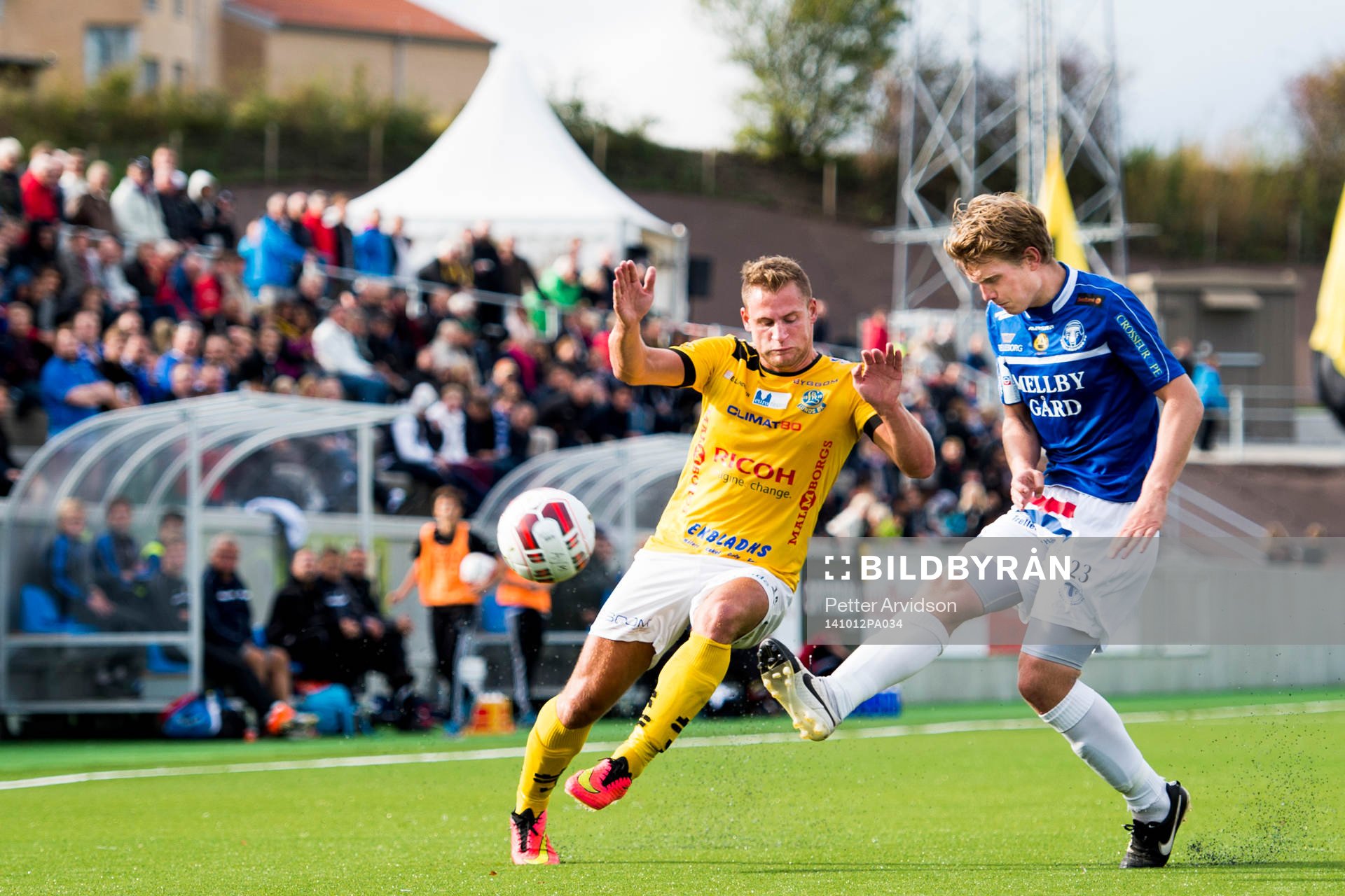 Trelleborgs Joakin Nilsson Ingves och Lunds Martin Johansson