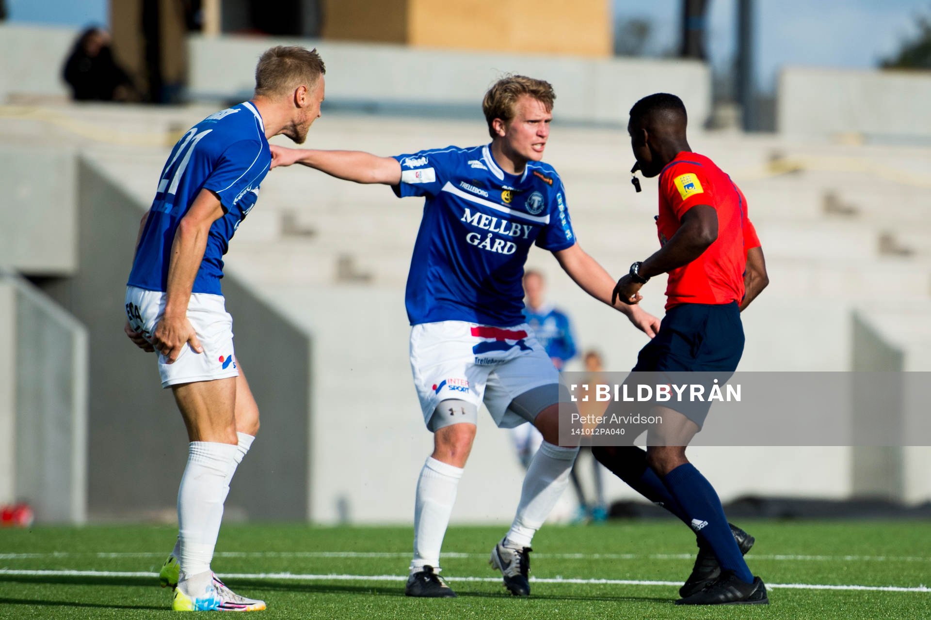 Trelleborgs Joakin Nilsson Ingves är upprörd