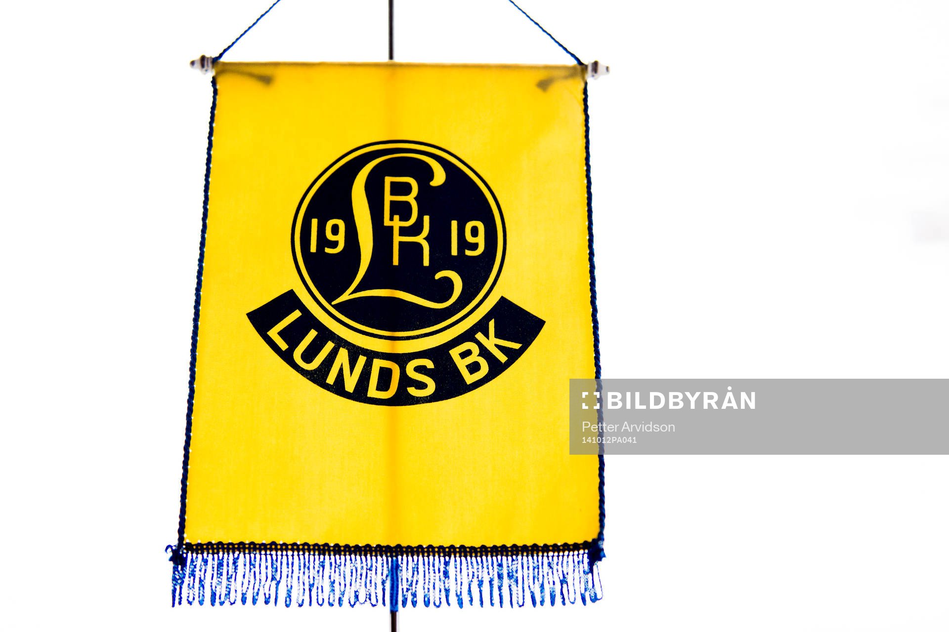 Lunds emblem på en vimpel