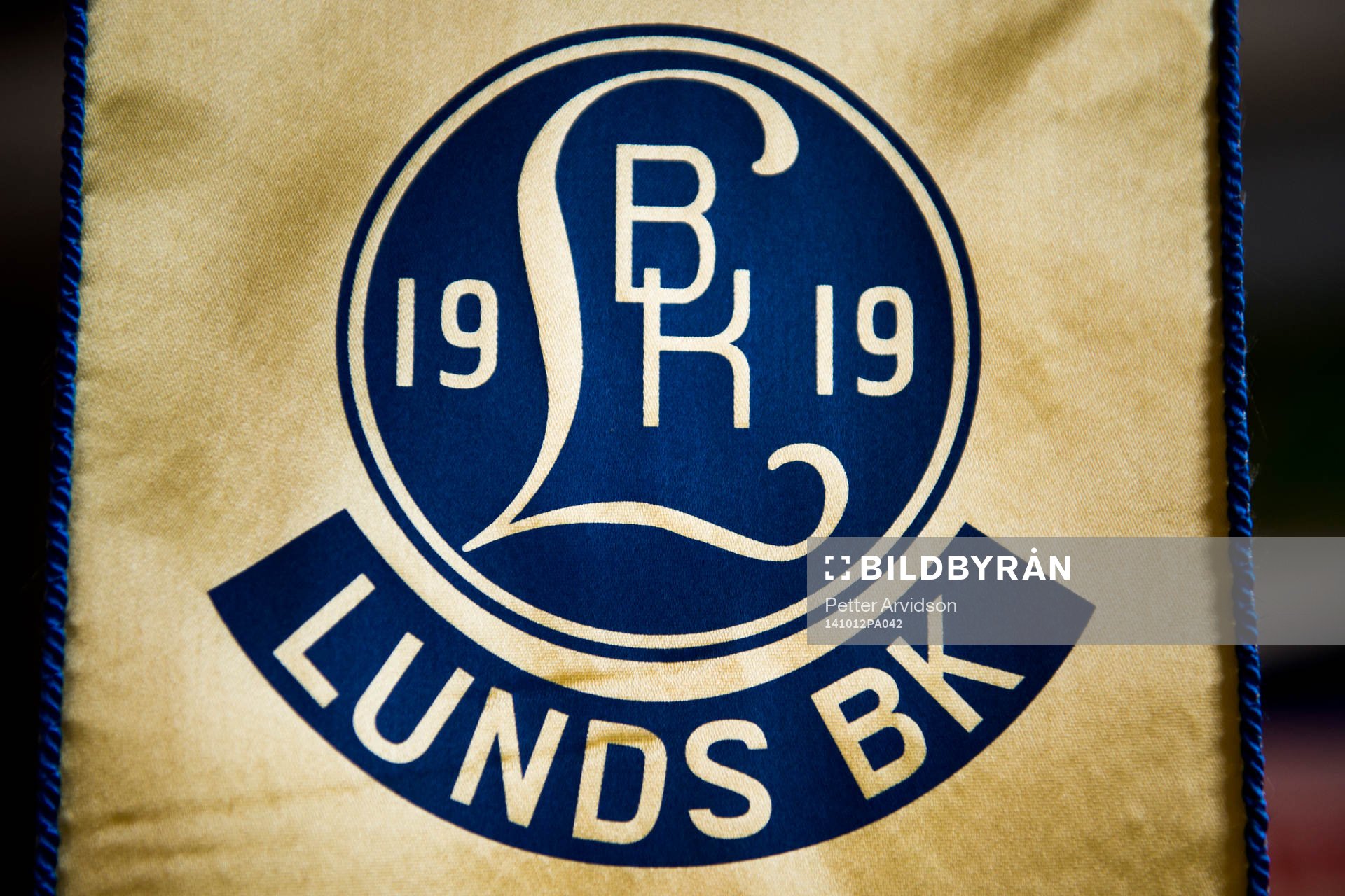 Lunds emblem på en vimpel