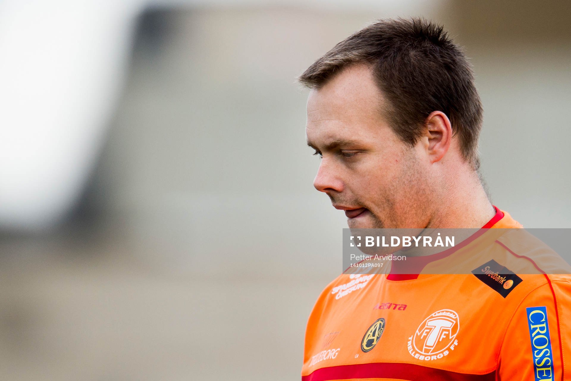 Trelleborgs målvakt Fredrik Persson deppar