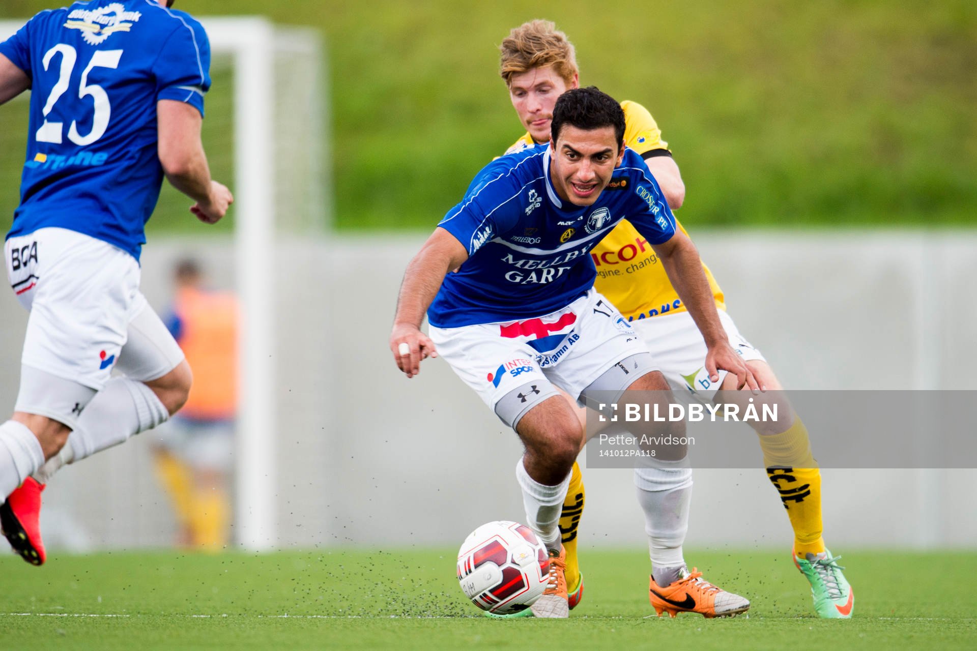 Trelleborgs Ali Jasim och Lunds Robin Andersson